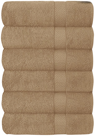 Set of 6 Hotel & Spa 100% Cotton Bath Towels 27x52 Inch - Image 13