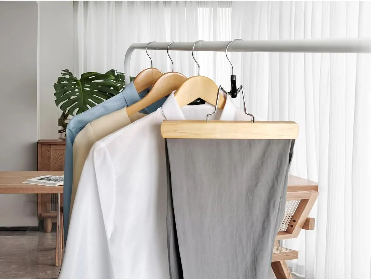 Set of 6 Trouser Clamp Hangers - Image 8
