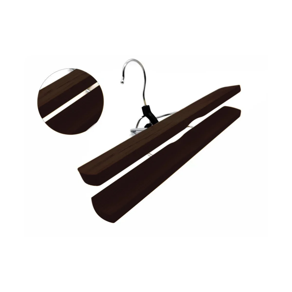 Set of 6 Trouser Clamp Hangers - Image 9