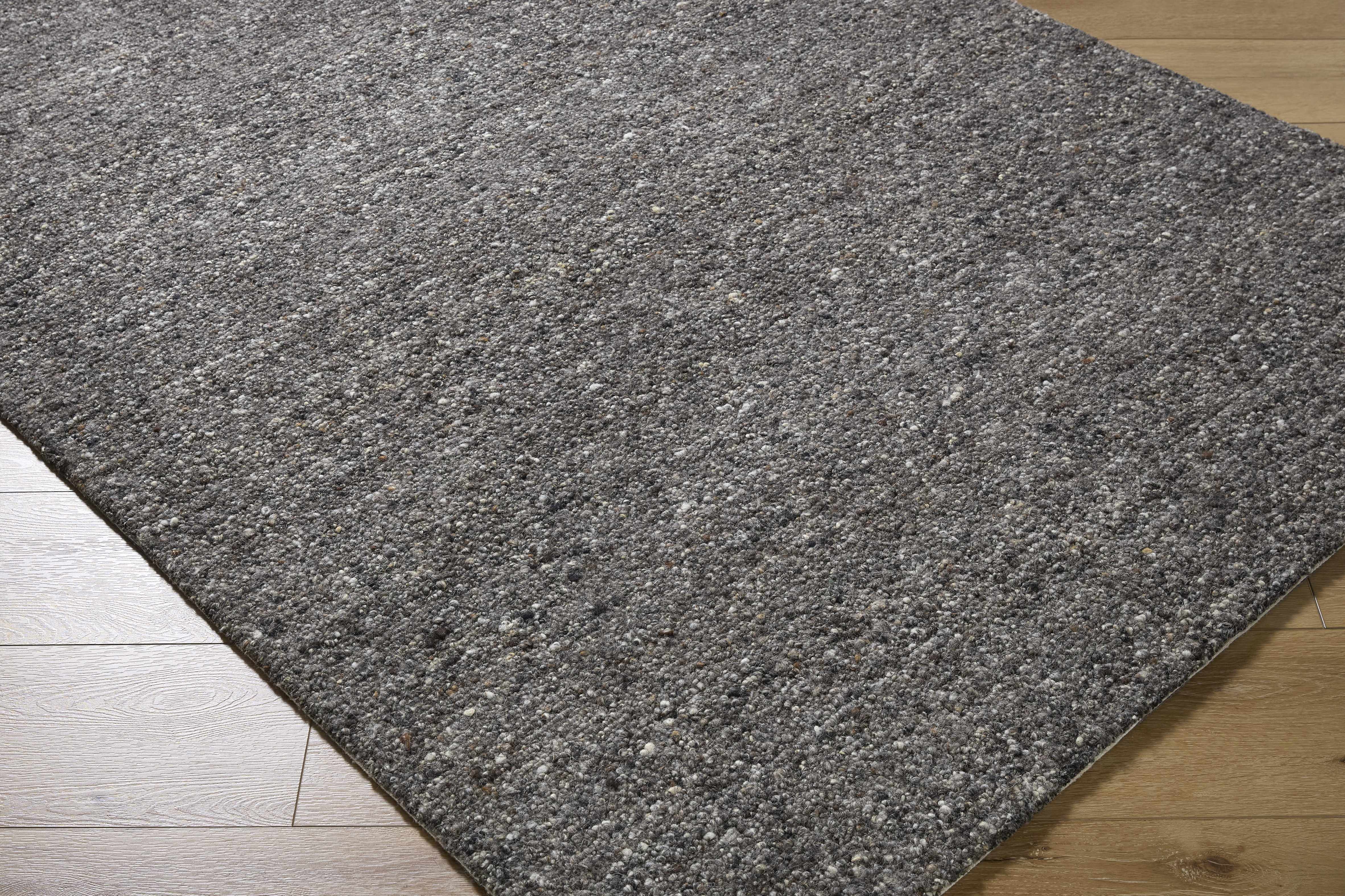 Sevan Black Wool Area Rug - Image 6