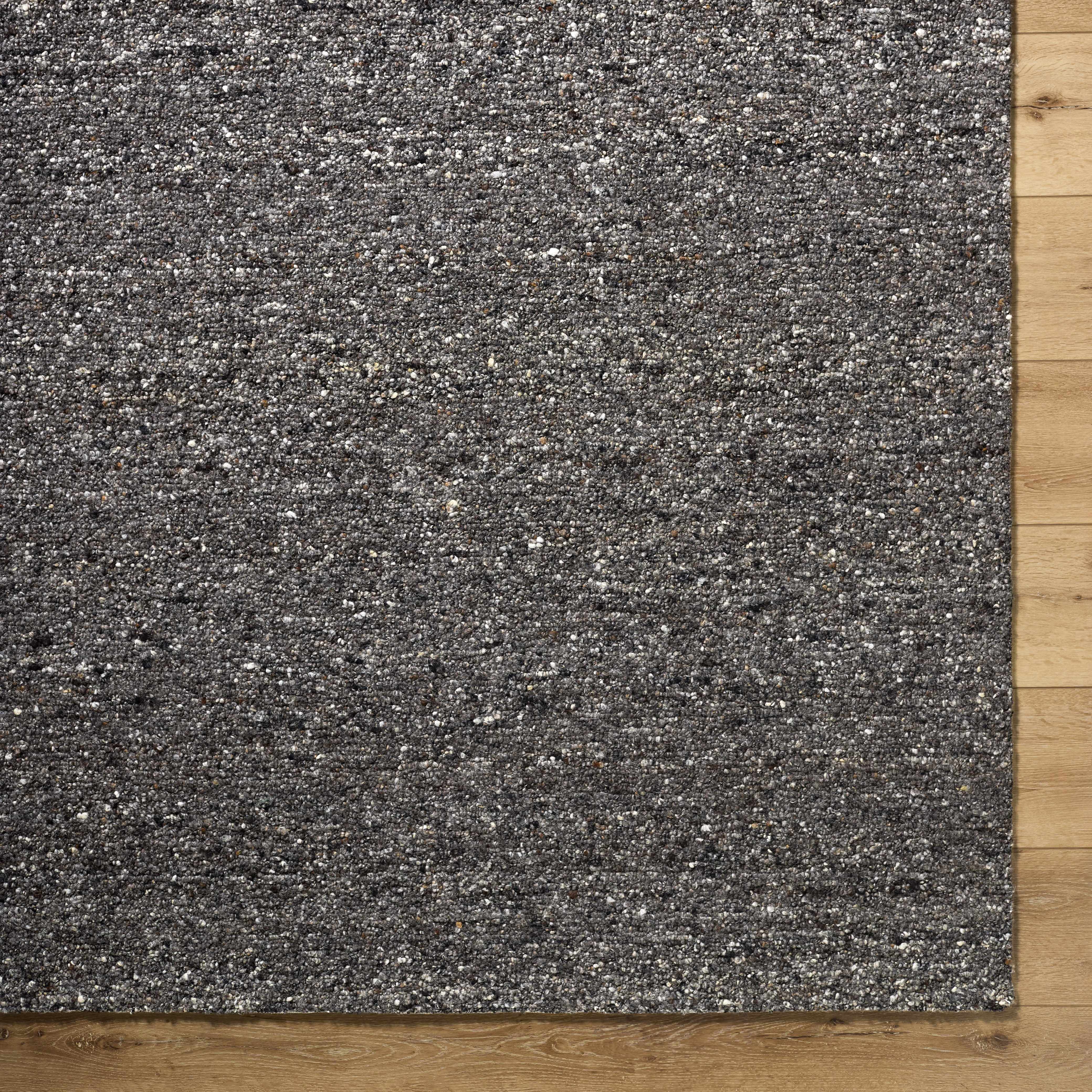 Sevan Black Wool Area Rug - Image 9
