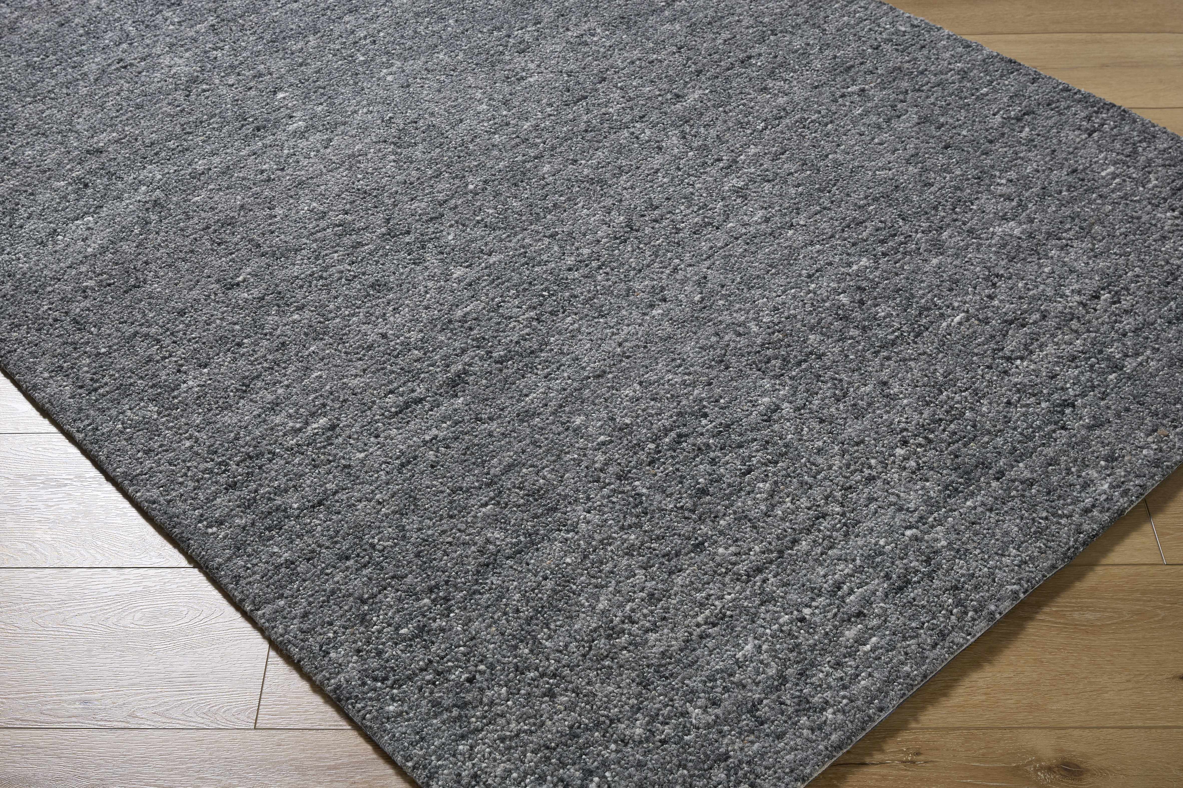 Sevan Charcoal Wool Area Rug - Image 7