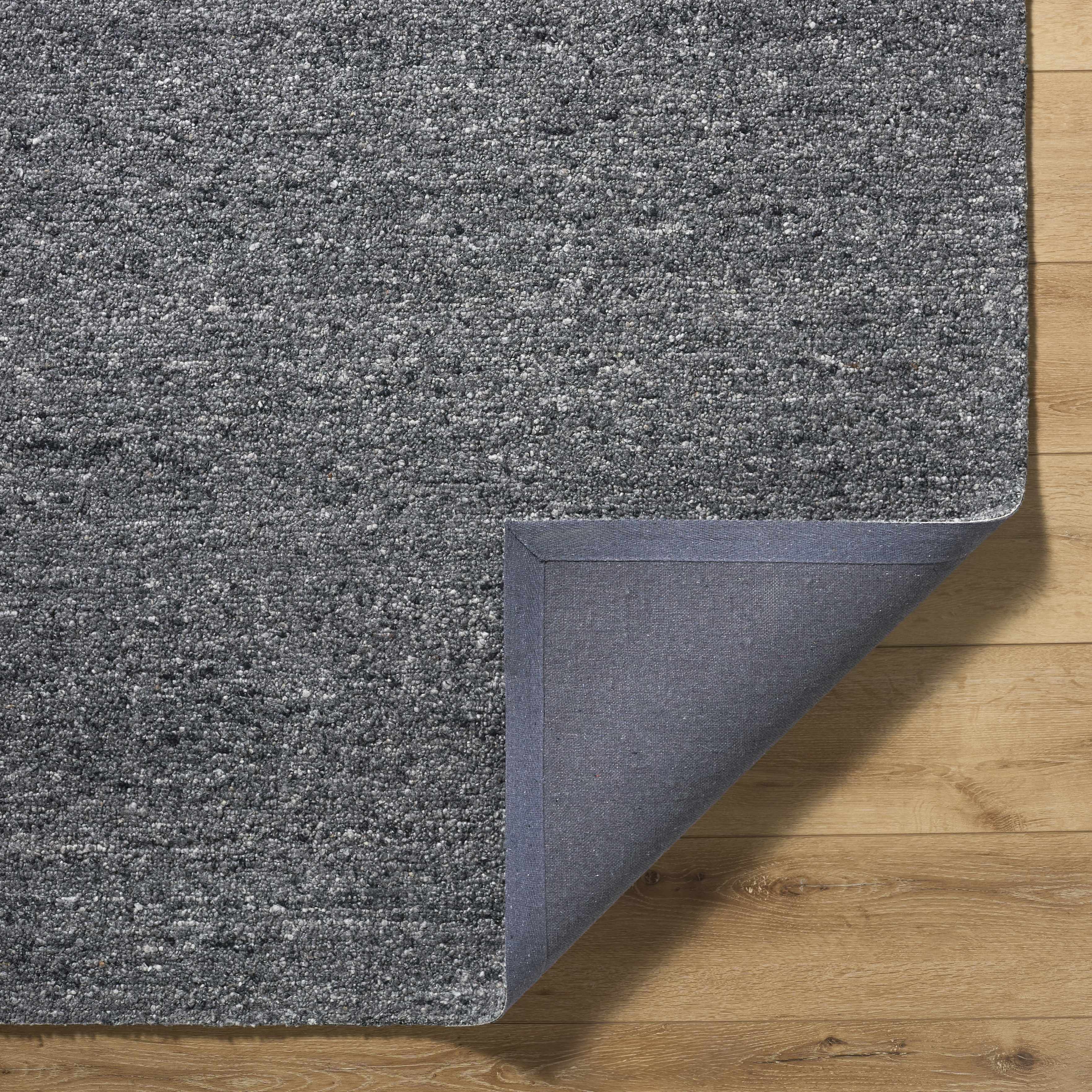 Sevan Charcoal Wool Area Rug - Image 8