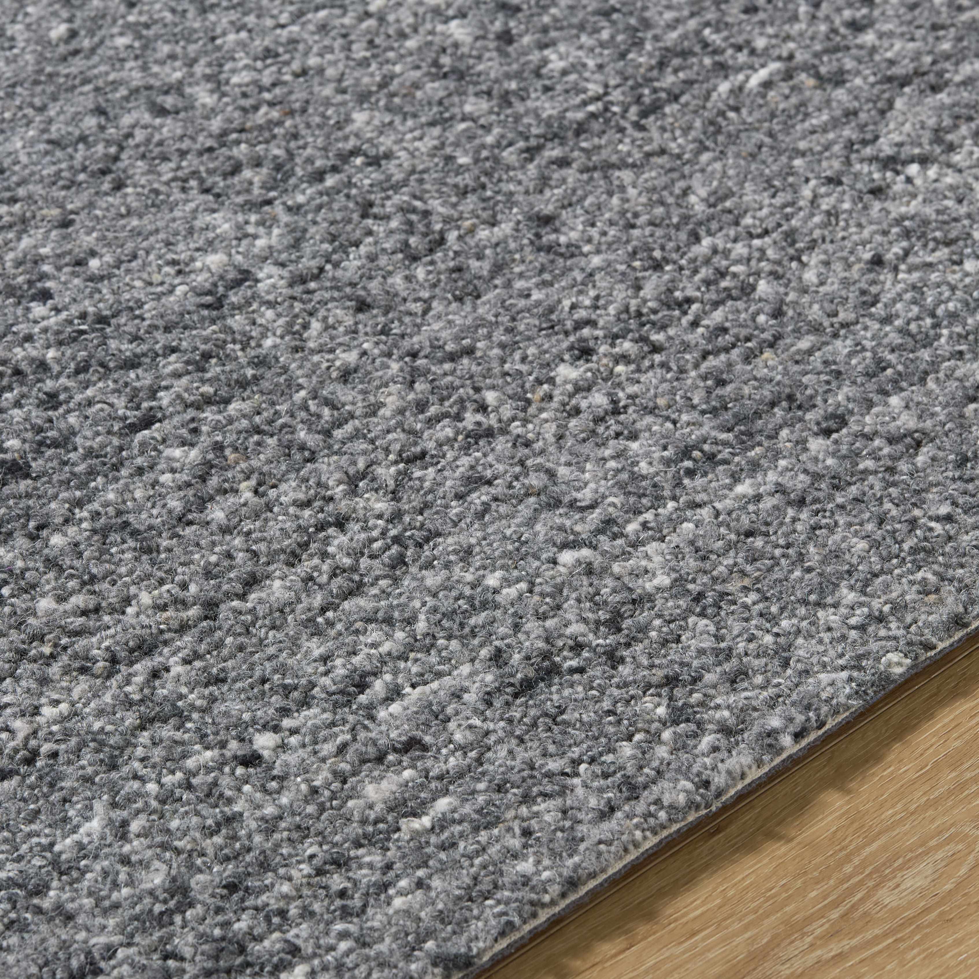 Sevan Charcoal Wool Area Rug - Image 9
