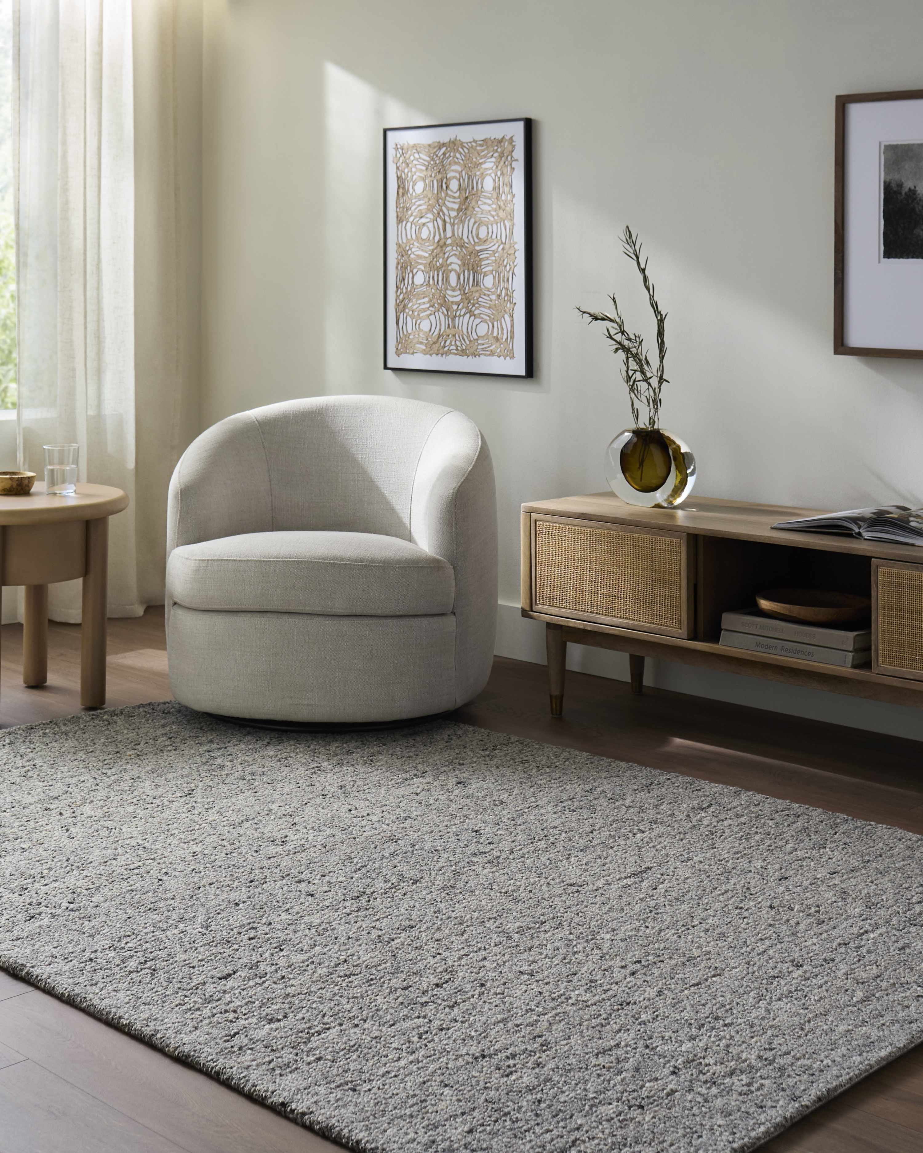Sevan Gray Wool Area Rug - Image 2