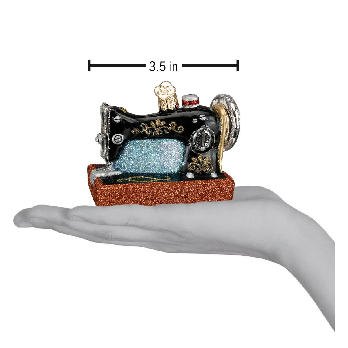 Sewing Machine Christmas Ornament by Old World Christmas - Image 4