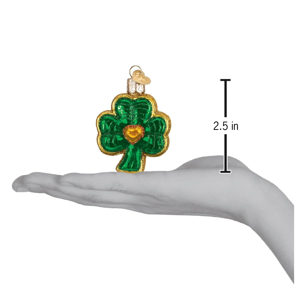 Shamrock Ornament by Old World Christmas - Image 4