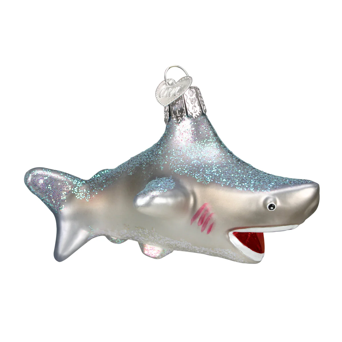 Shark Ornament by Old World Christmas - Image 3