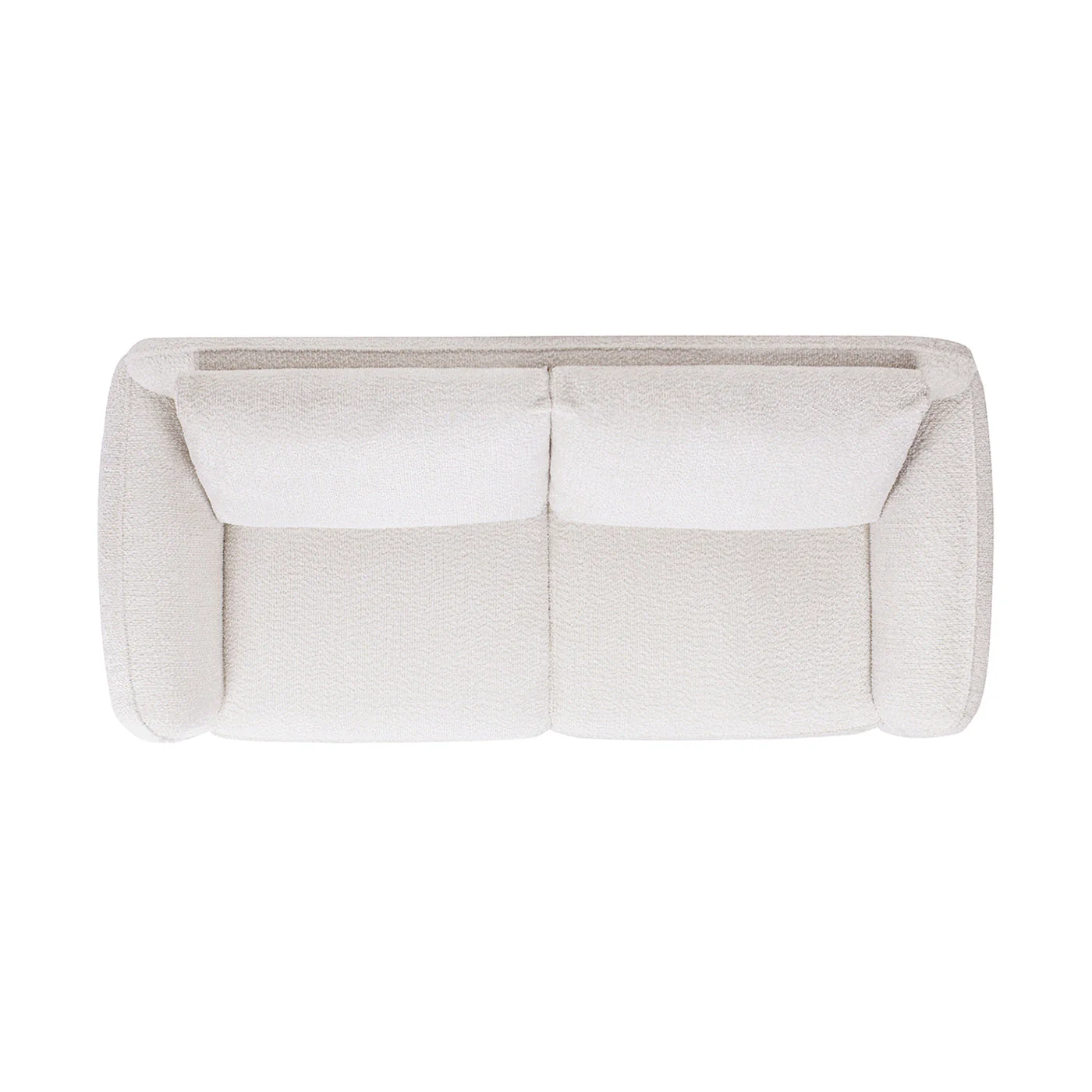Sharon 84' Puffy Arm Sofa, Alpaca Off-White Chenille - Image 7