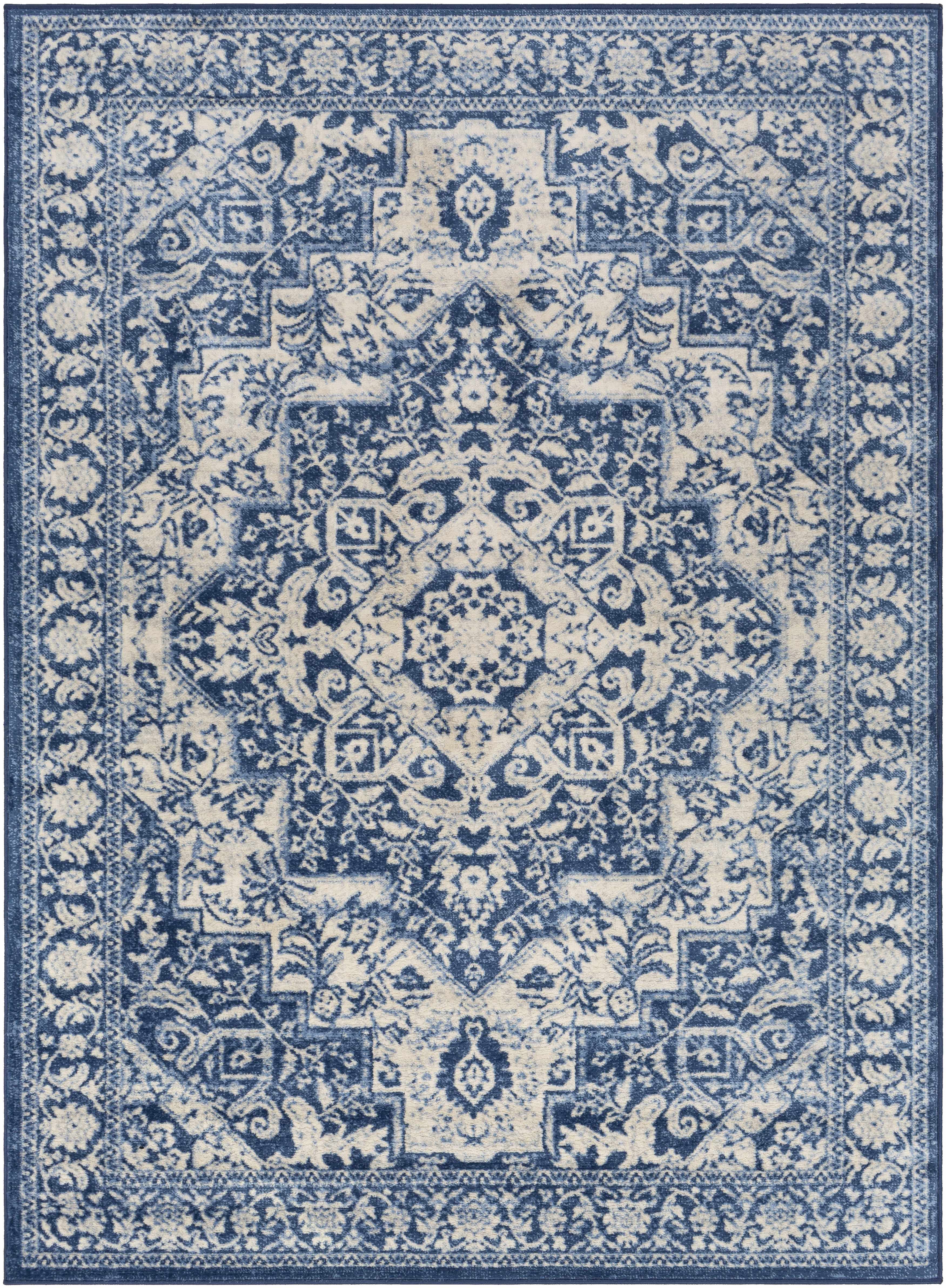 Shavertown Blue Traditional Area Rug - Clearance - Image 11
