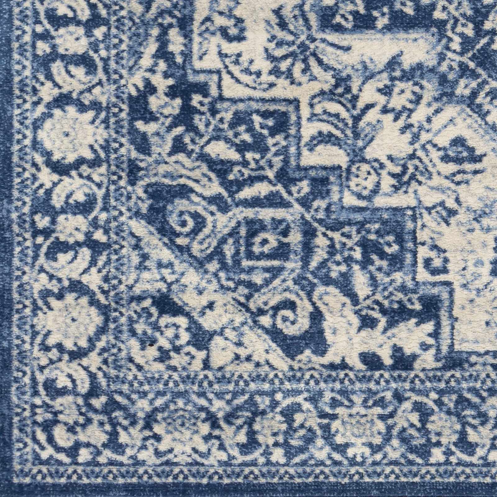 Shavertown Blue Traditional Area Rug - Clearance - Image 6
