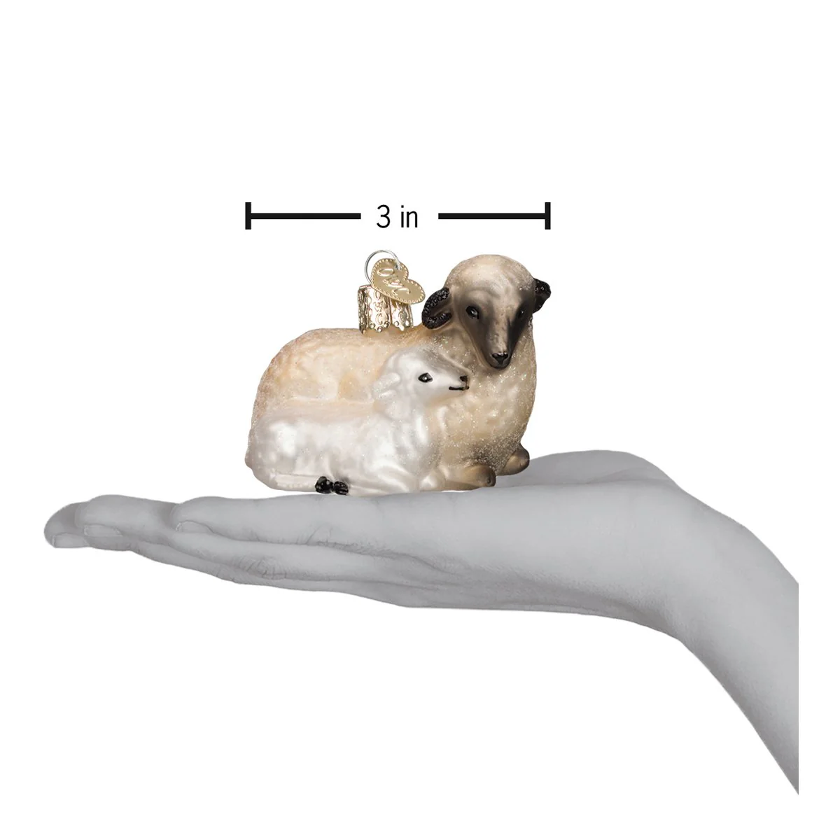 Sheep With Lamb Ornament - Image 6