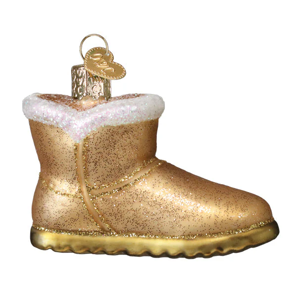 Sheepskin Boot Ornament - Image 3
