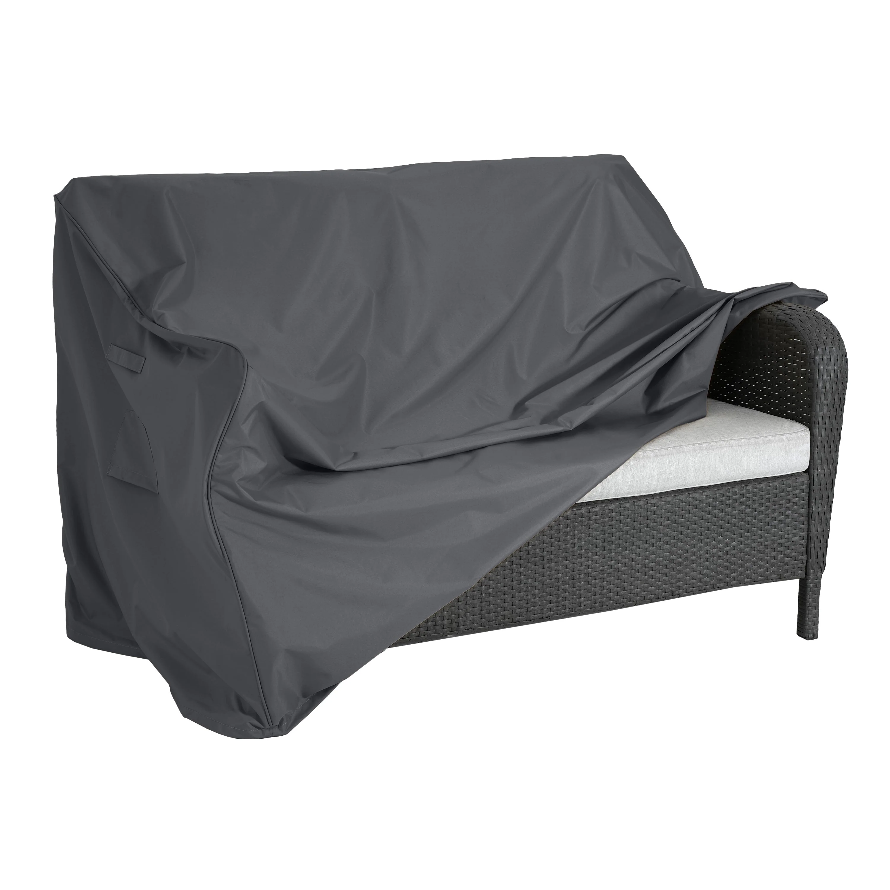 Shield Outdoor Loveseat Sofa Cover Dark Gray - Image 3