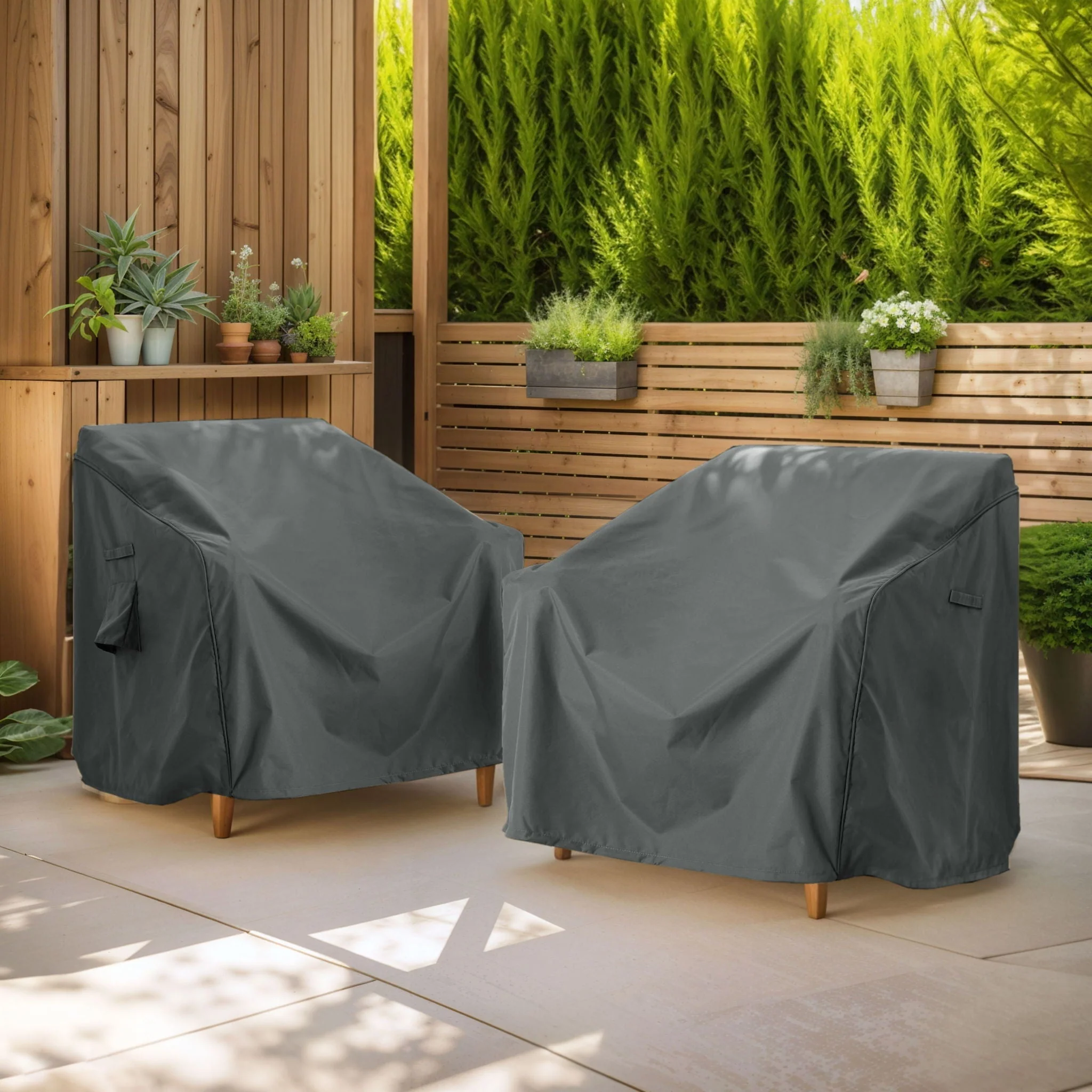 Shield Outdoor Patio Club Chair Cover - Image 3