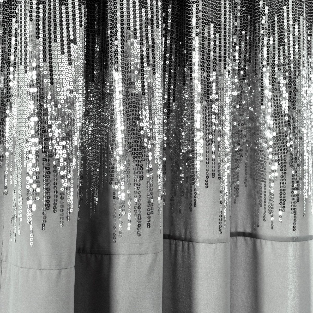 Shimmer Sequins Window Curtain Panel Set - Image 11
