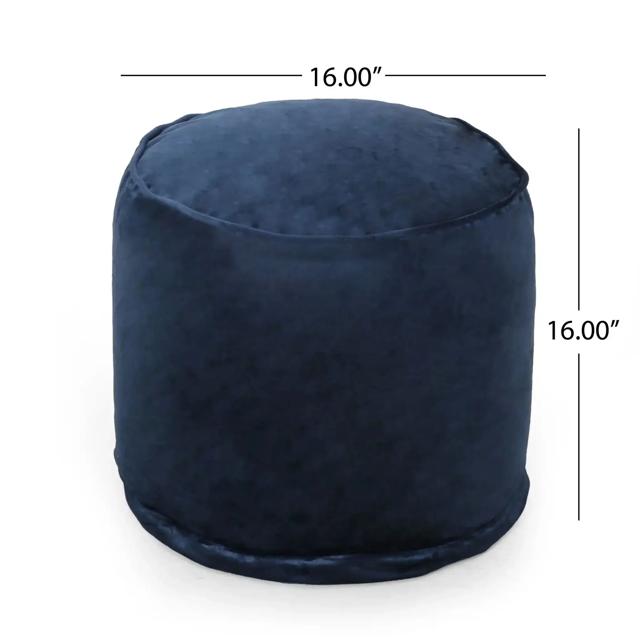 Shimon Cylinder Pouf Ottoman Floor Cushion - Image 6