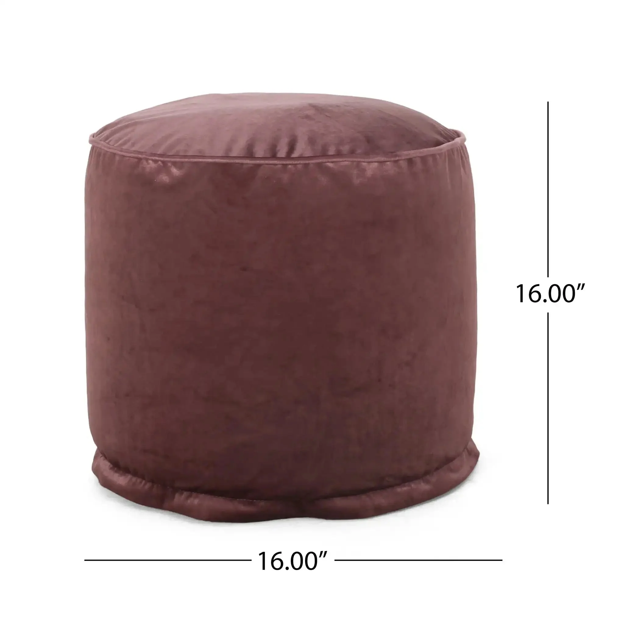 Shimon Cylinder Pouf Ottoman Floor Cushion - Image 9
