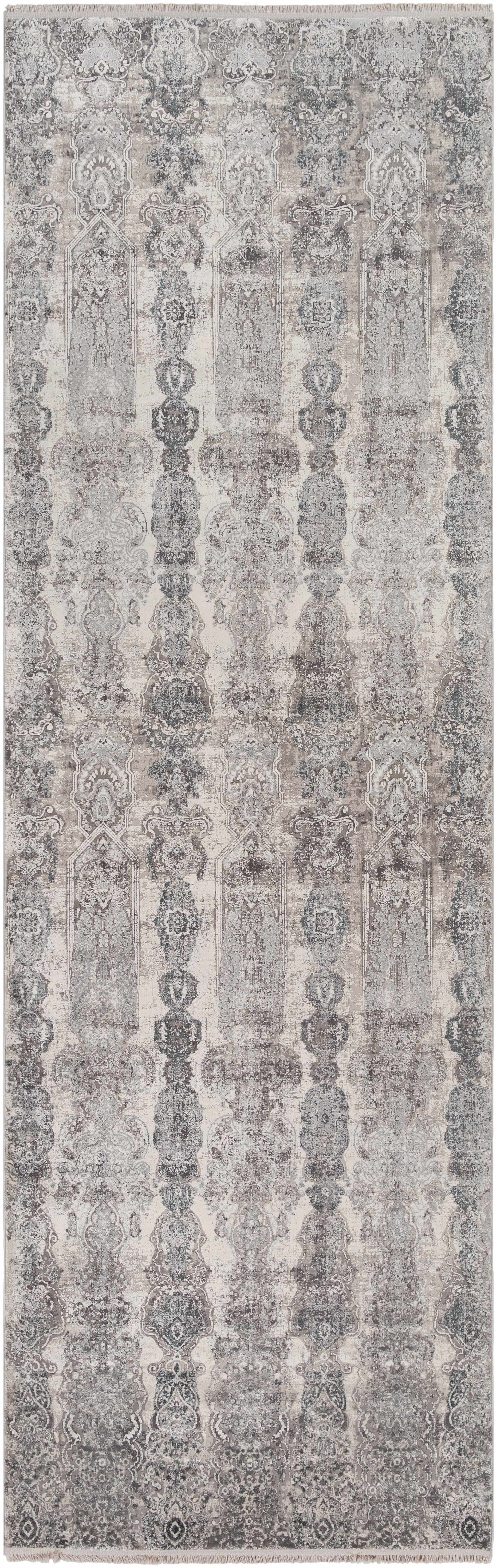 Shipdham Luxury Fringed Faux Silk Area Rug - Clearance - Image 8