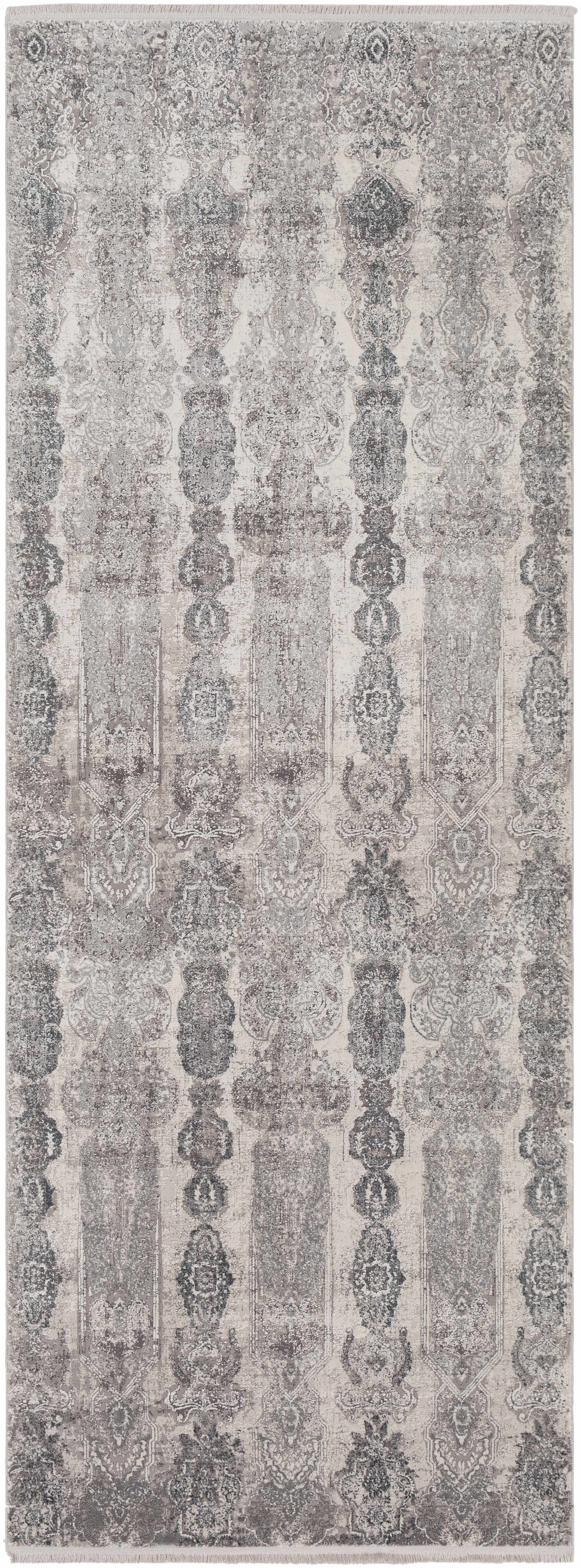 Shipdham Luxury Fringed Faux Silk Area Rug - Clearance - Image 9