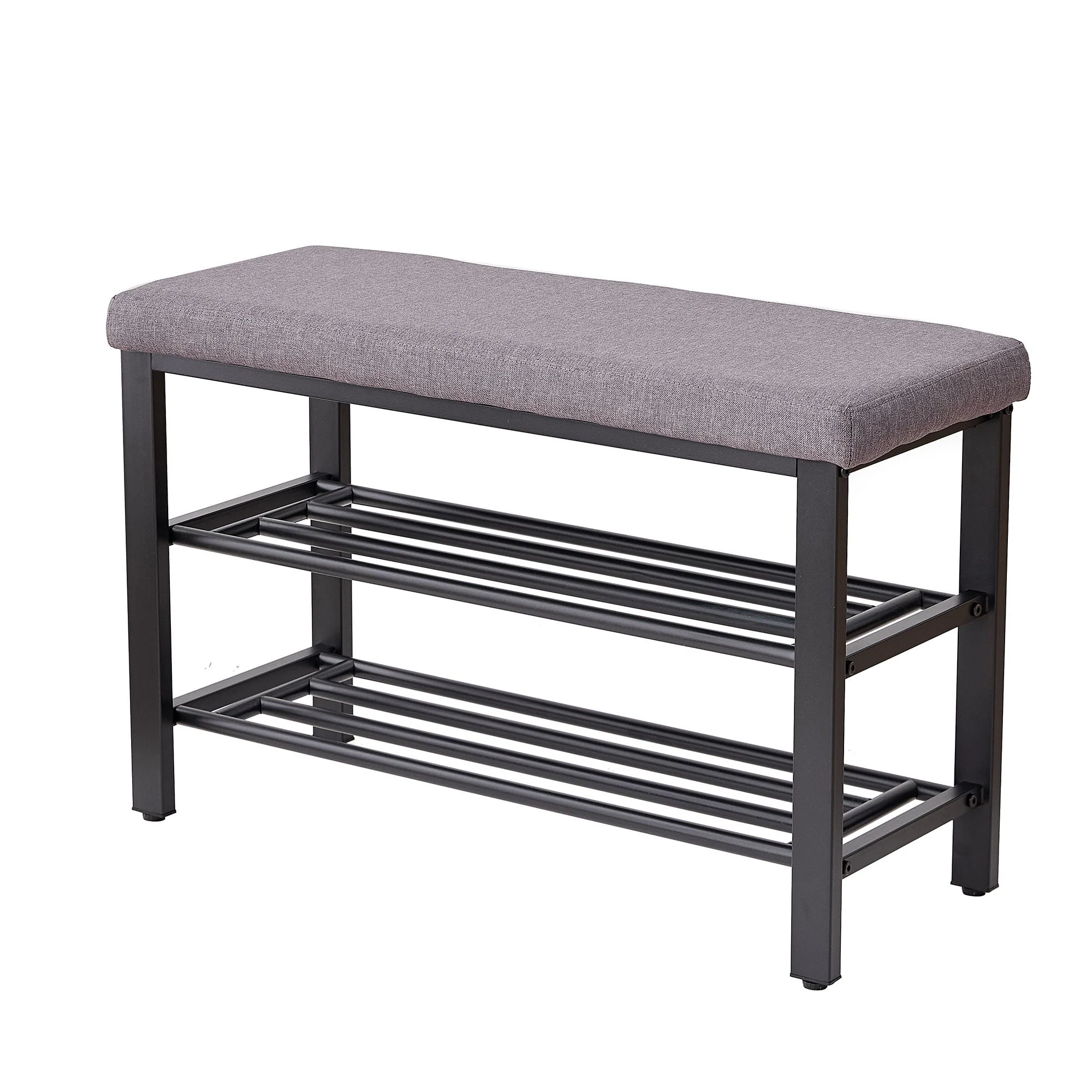 Shoe Bench With Cushion, Storage Seat For Entryway - Image 2