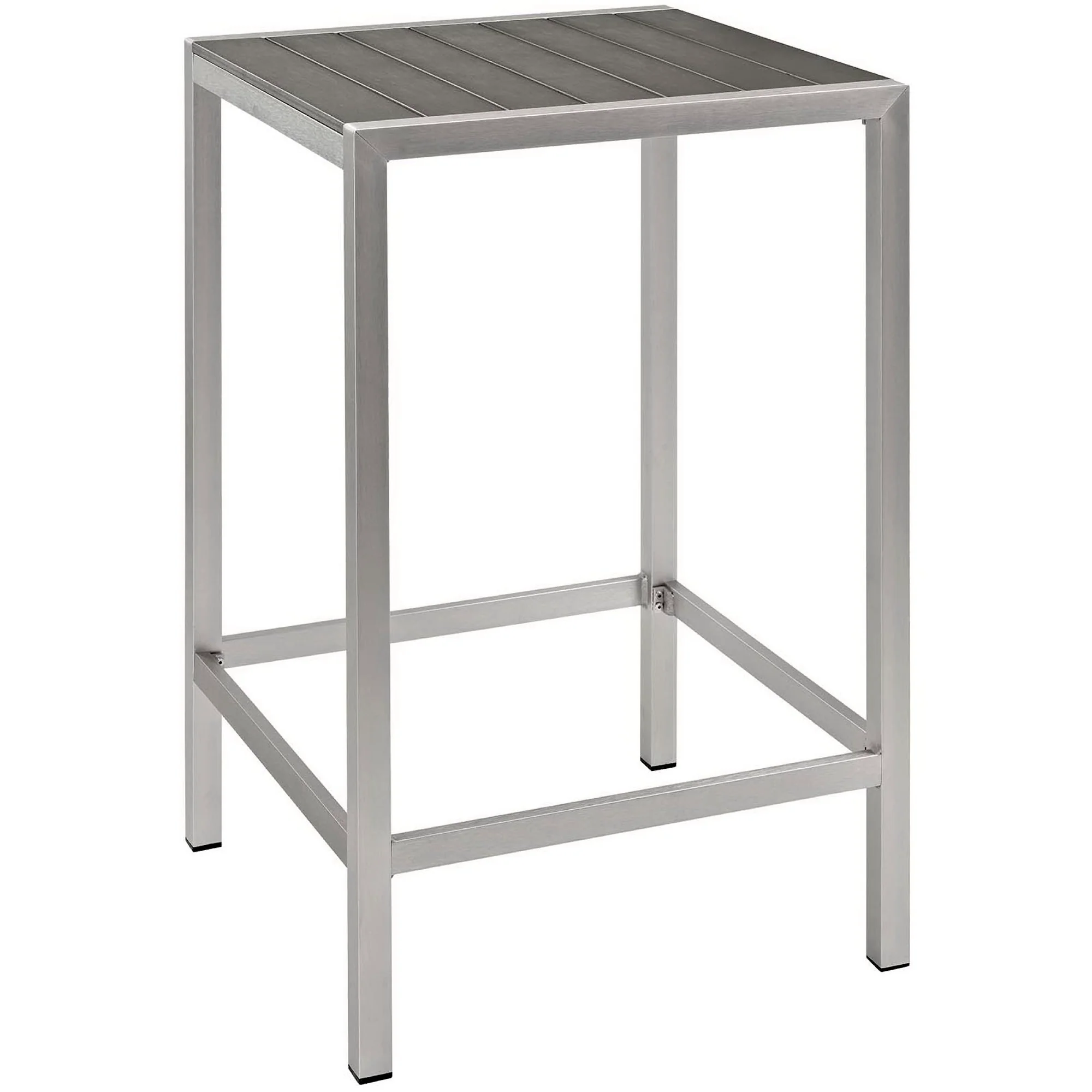 Shore 3 Piece Outdoor Patio Aluminum Pub Set by Modway - Image 5