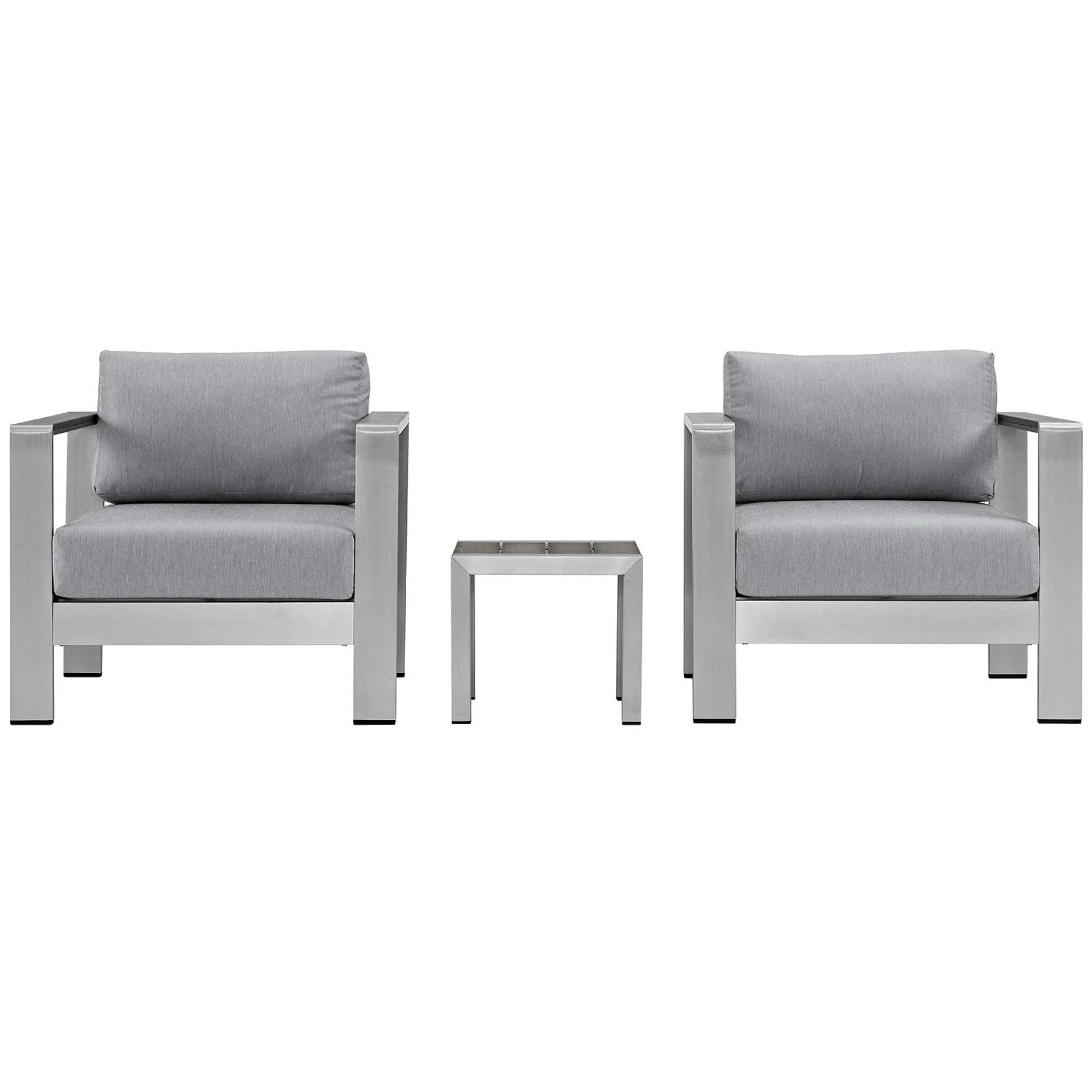 Shore 3 Piece Outdoor Patio Aluminum Set by Modway - Image 17