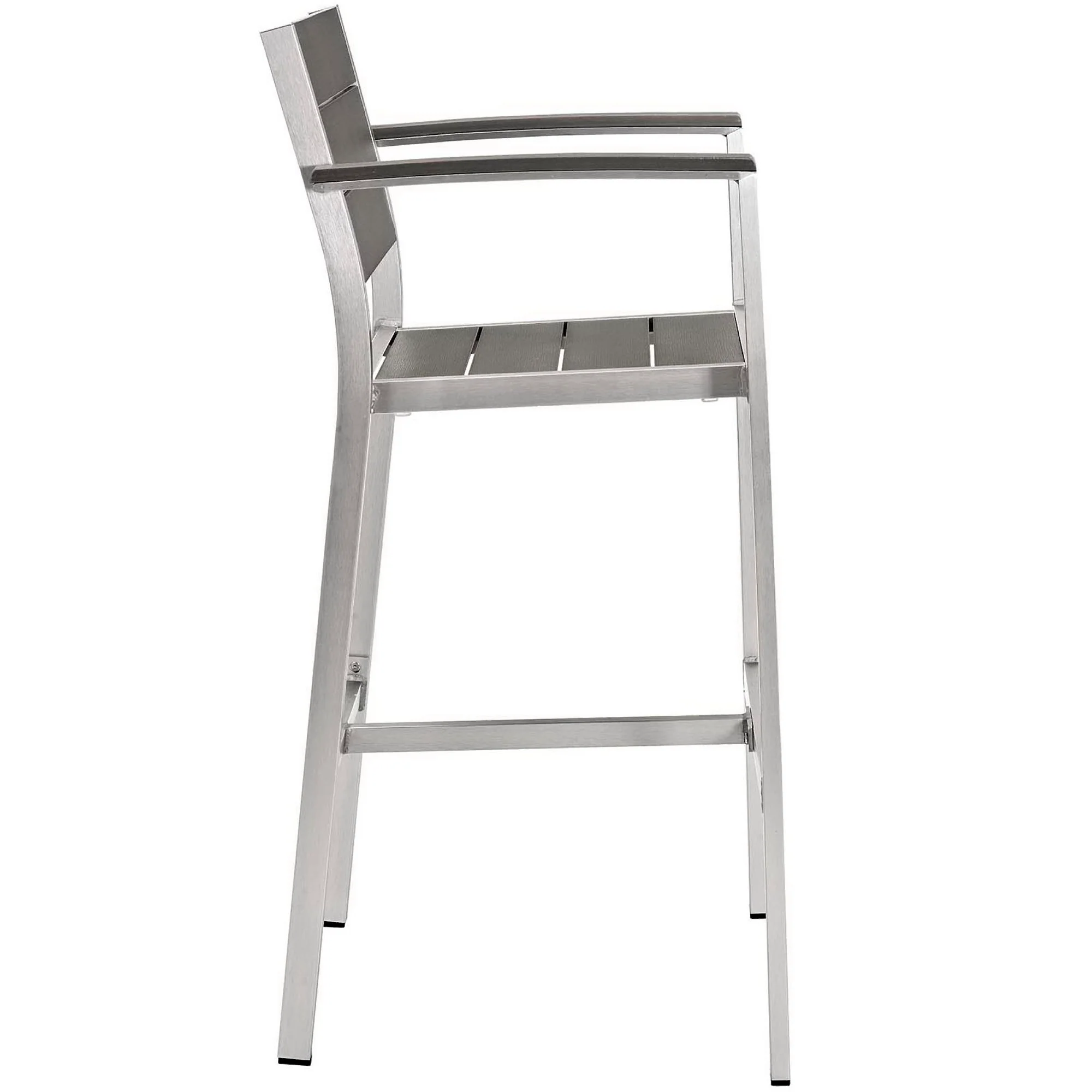 Shore 5 Piece Outdoor Patio Aluminum Dining Set by Modway - Image 3