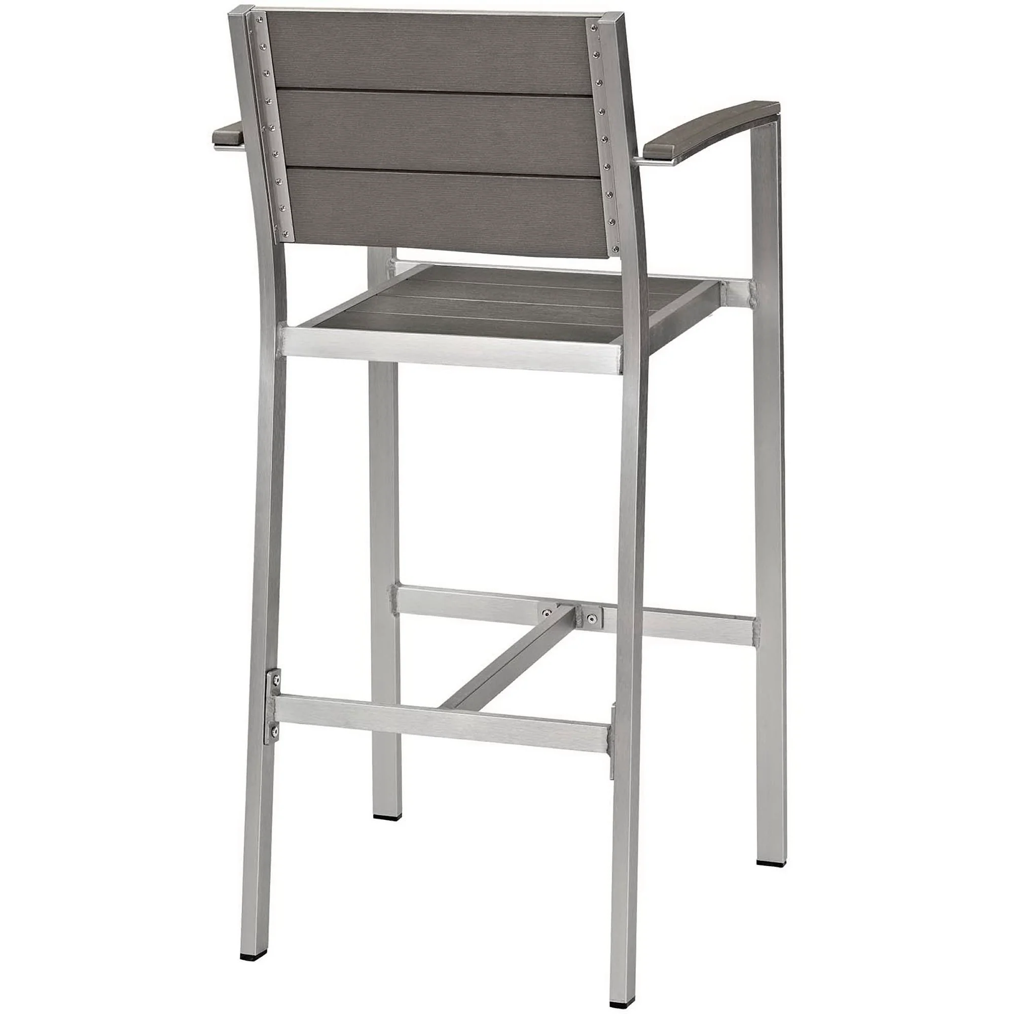 Shore 5 Piece Outdoor Patio Aluminum Dining Set by Modway - Image 4