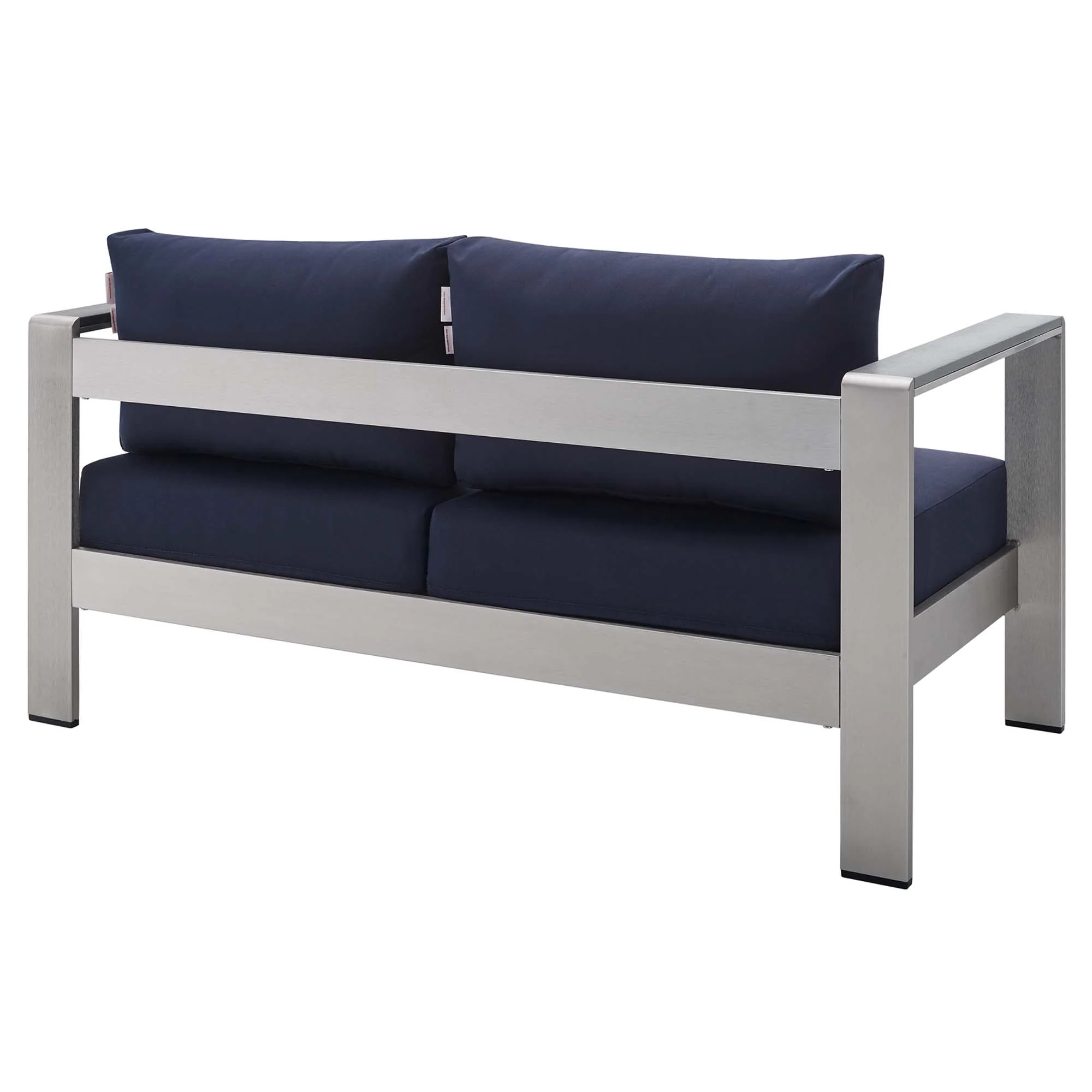 Shore 7 Piece Sunbrella Fabric Outdoor Patio Aluminum Set by Modway - Image 6