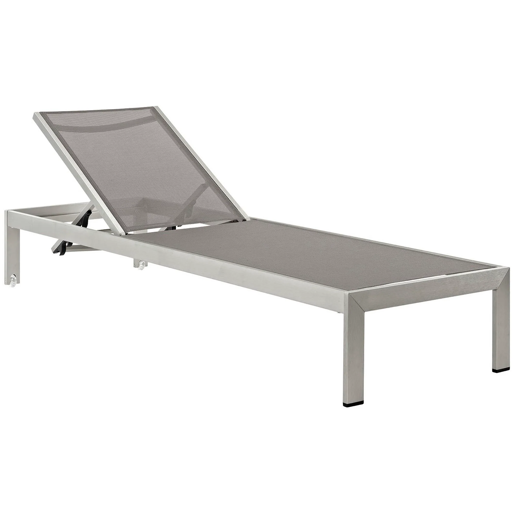 Shore Outdoor Patio Aluminum Chaise Set of 2 by Modway - Image 2