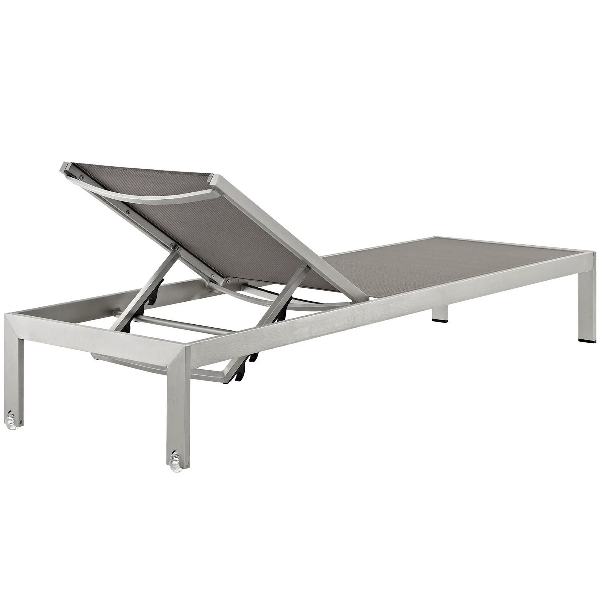Shore Outdoor Patio Aluminum Chaise Set of 2 by Modway - Image 4