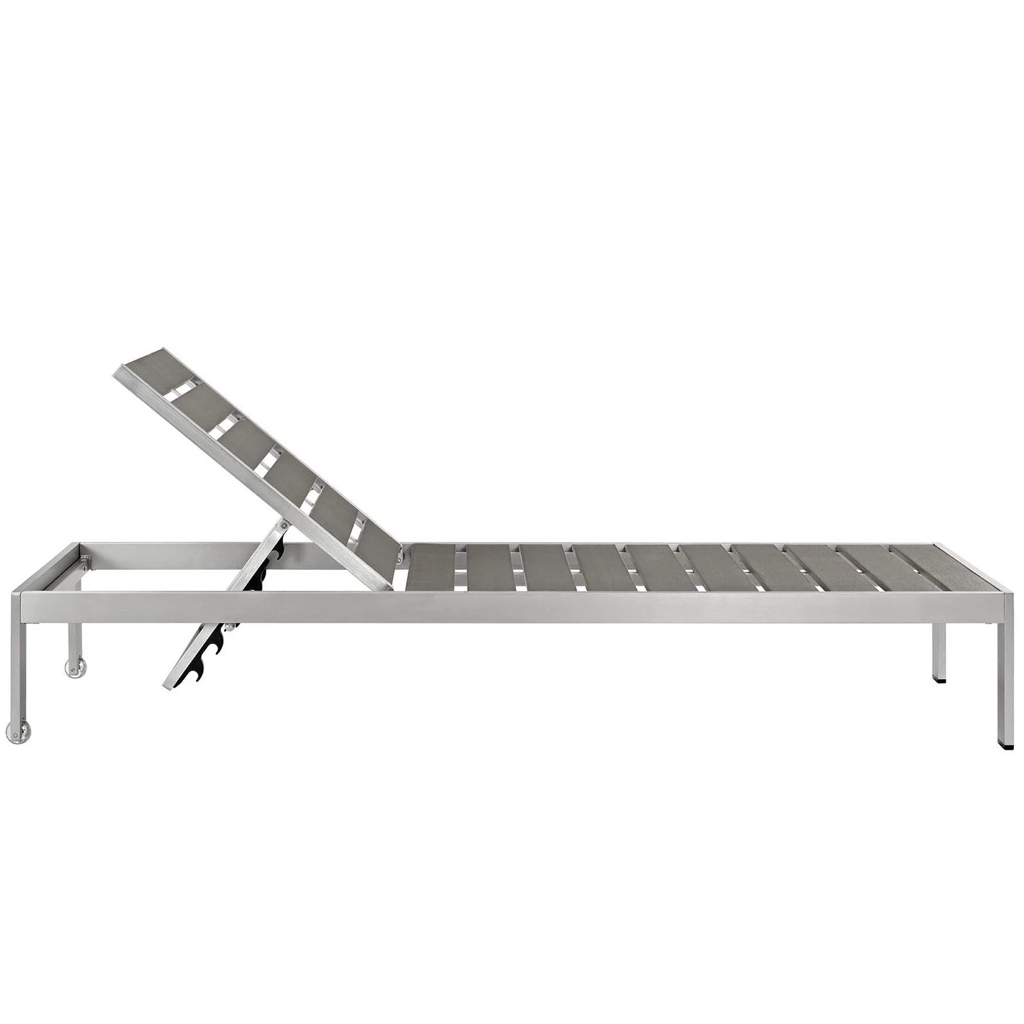 Shore Outdoor Patio Aluminum Chaise Set of 2 by Modway - Image 3
