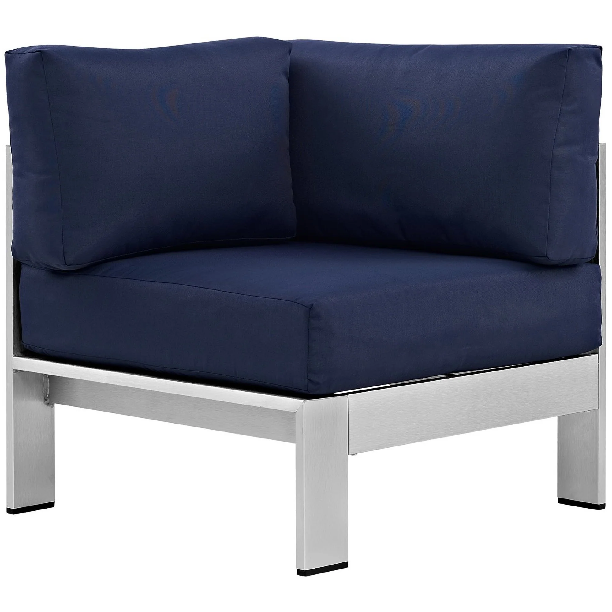 Shore Outdoor Patio Aluminum Corner Sofa by Modway - Image 2