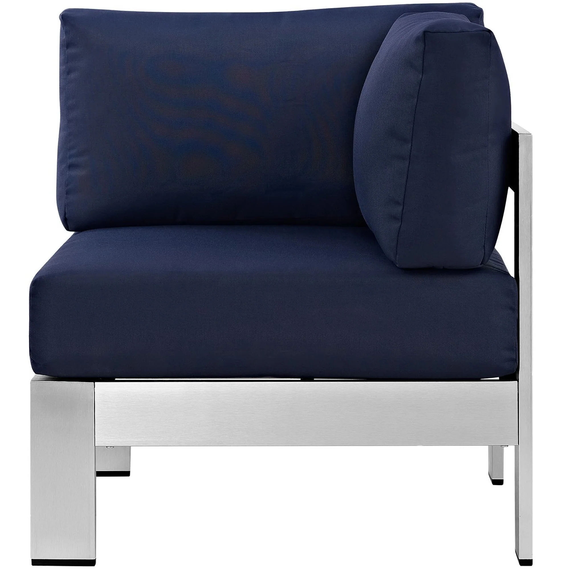 Shore Outdoor Patio Aluminum Corner Sofa by Modway - Image 3