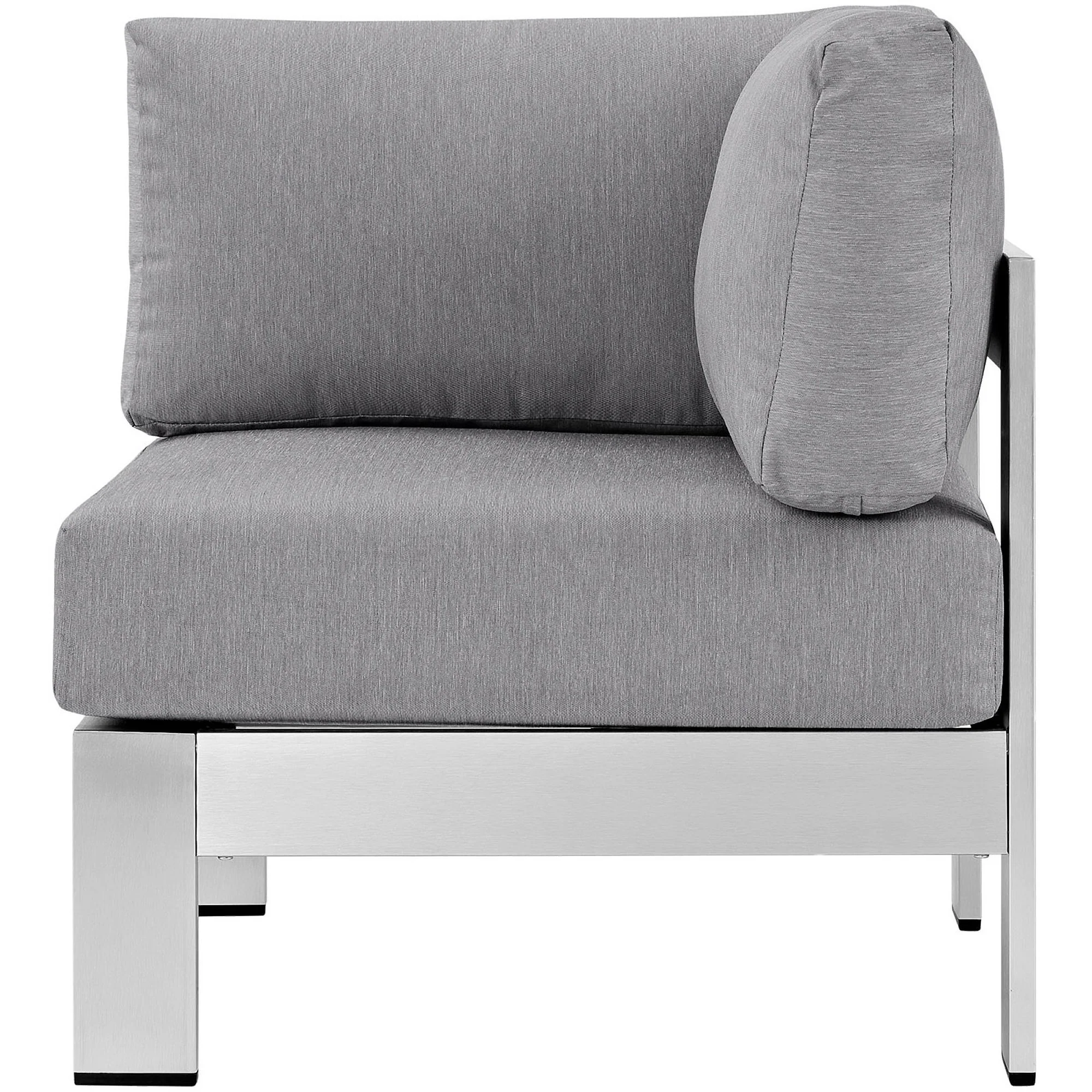 Shore Outdoor Patio Aluminum Corner Sofa by Modway - Image 6