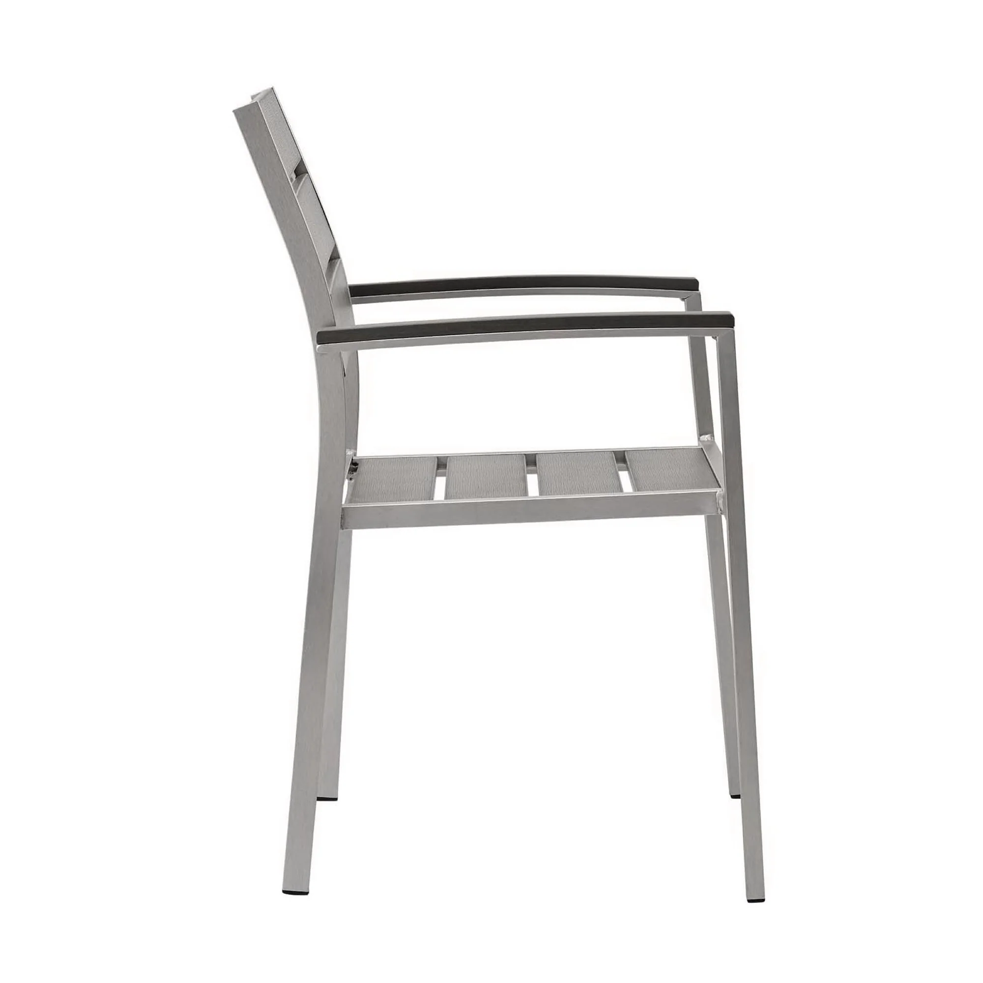 Shore Outdoor Patio Aluminum Dining Armchair by Modway - Image 2