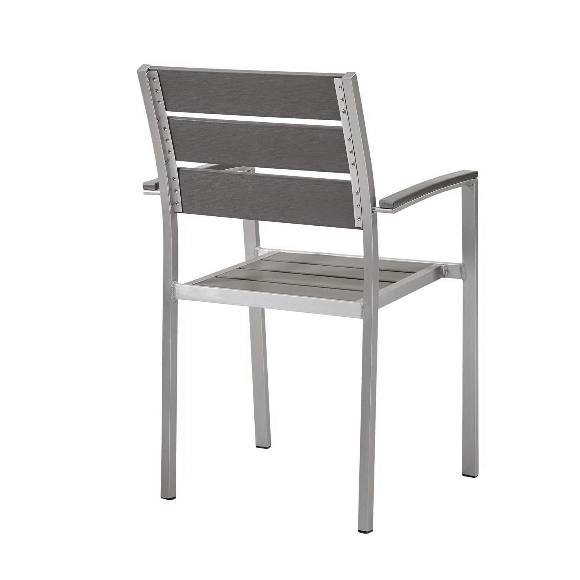 Shore Outdoor Patio Aluminum Dining Armchair by Modway - Image 3