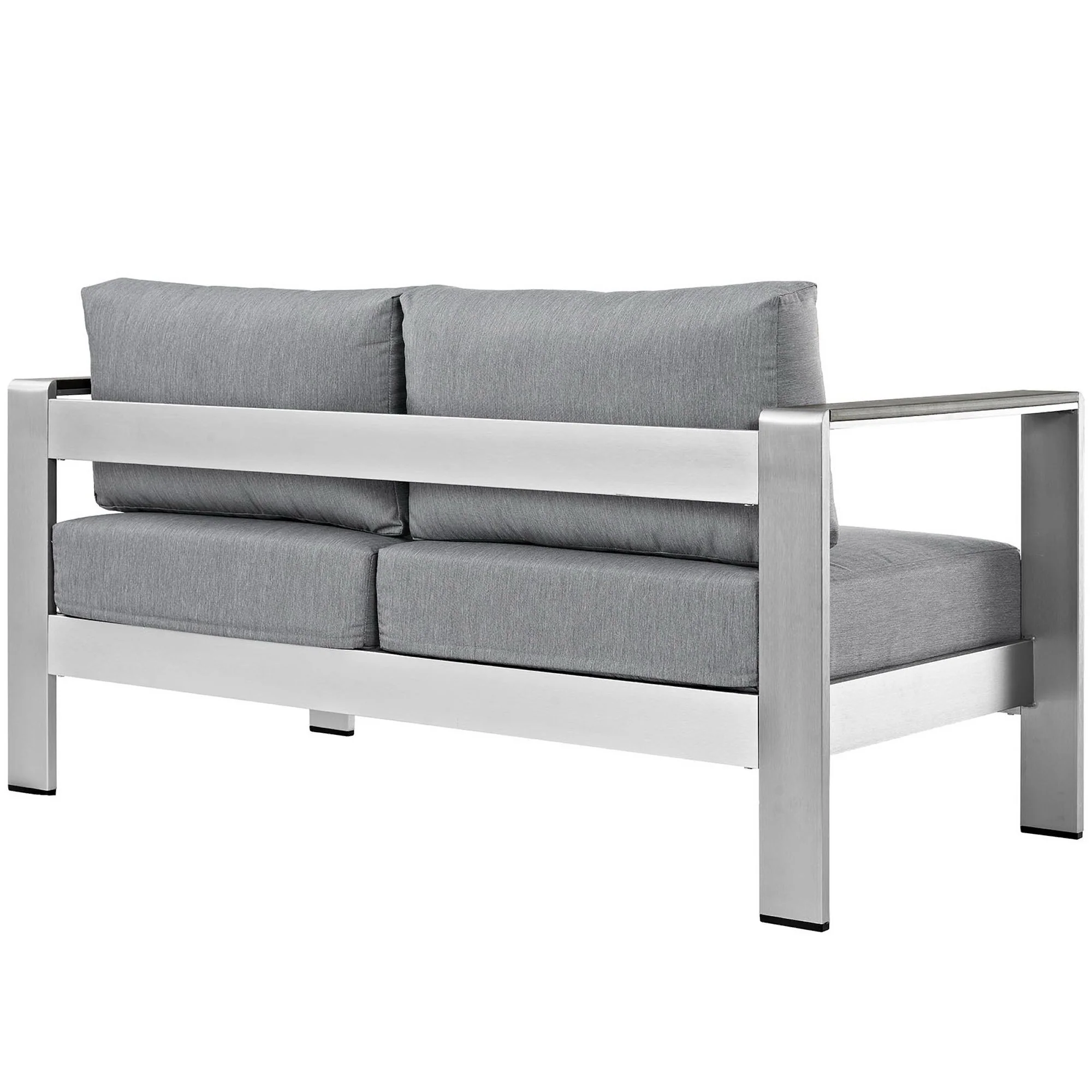 Shore Outdoor Patio Aluminum Loveseat by Modway - Image 3