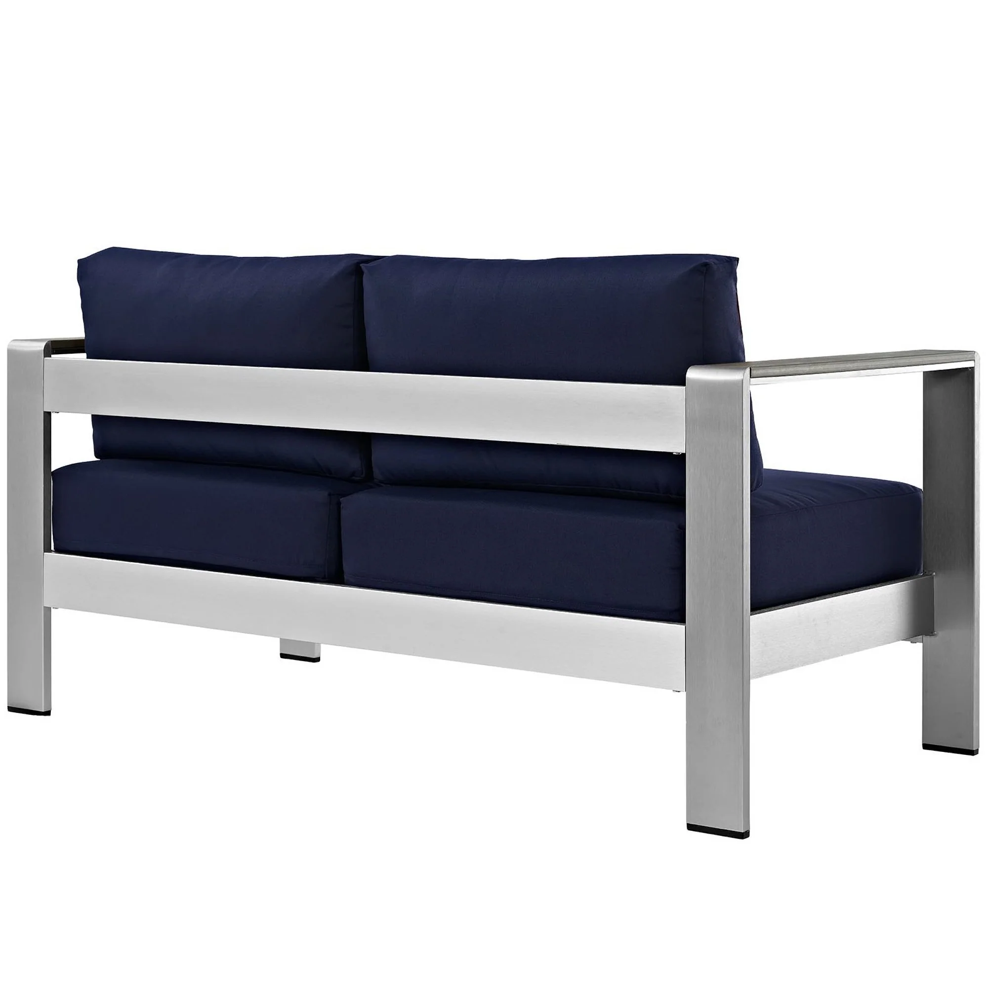 Shore Outdoor Patio Aluminum Loveseat by Modway - Image 6