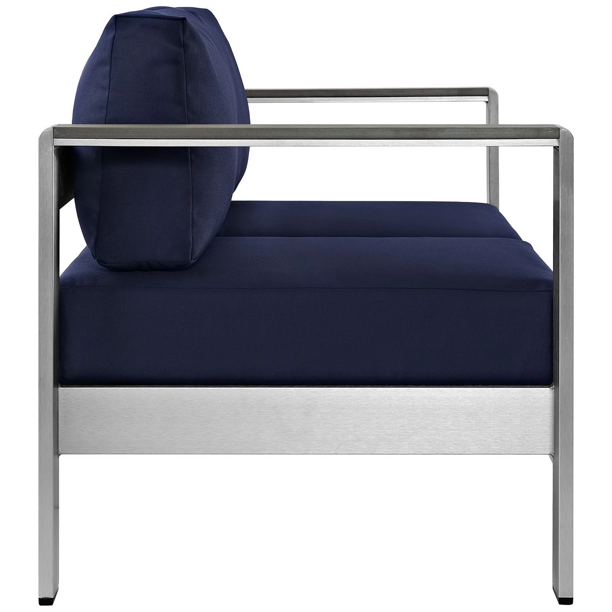 Shore Outdoor Patio Aluminum Loveseat by Modway - Image 7