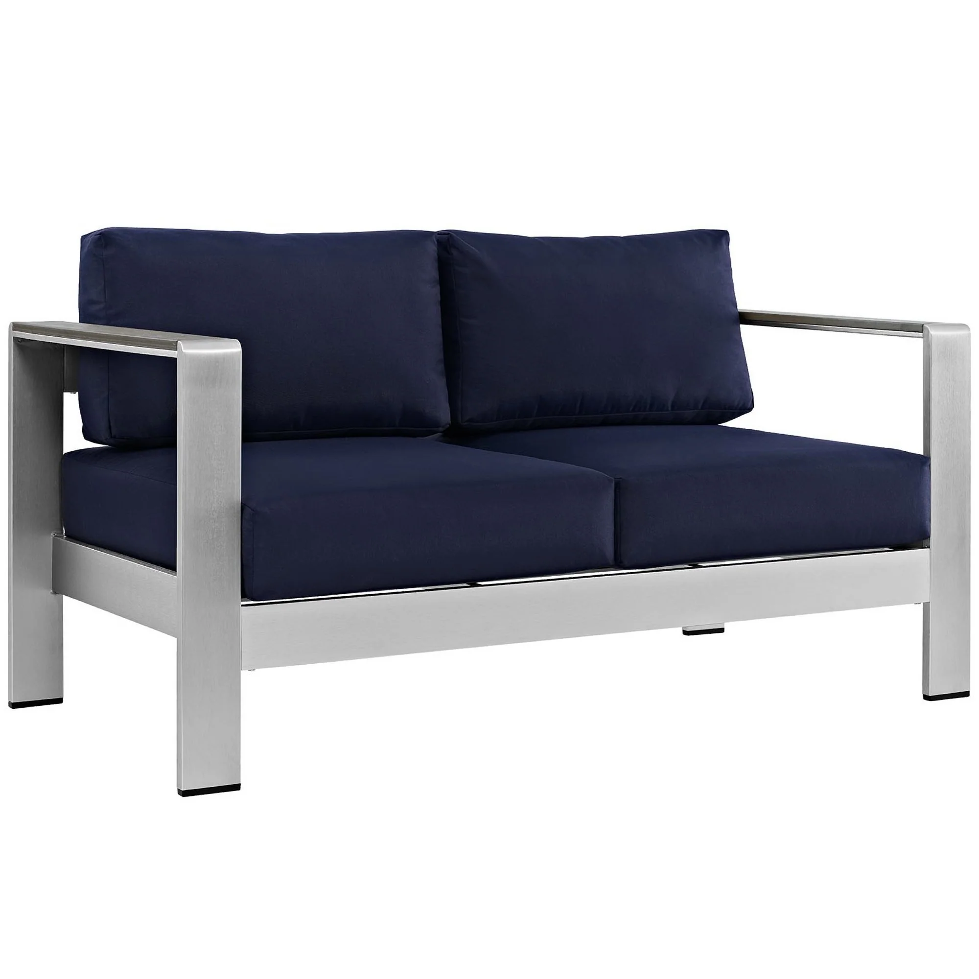 Shore Outdoor Patio Aluminum Loveseat by Modway - Image 8