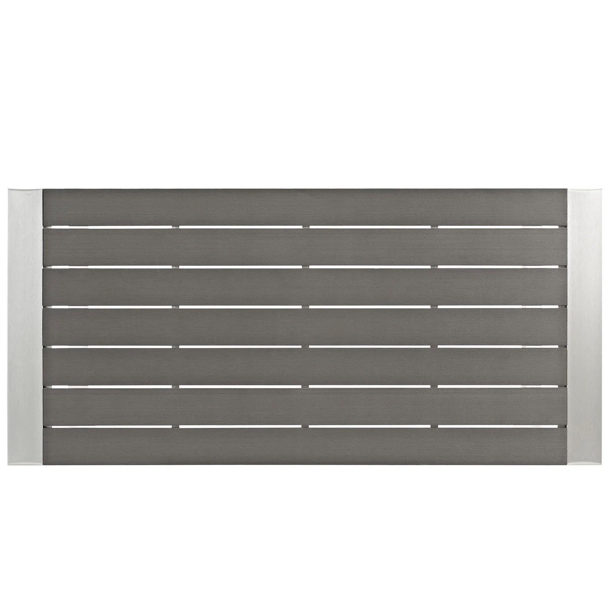 Shore Outdoor Patio Aluminum Rectangle Bar Table by Modway - Image 3