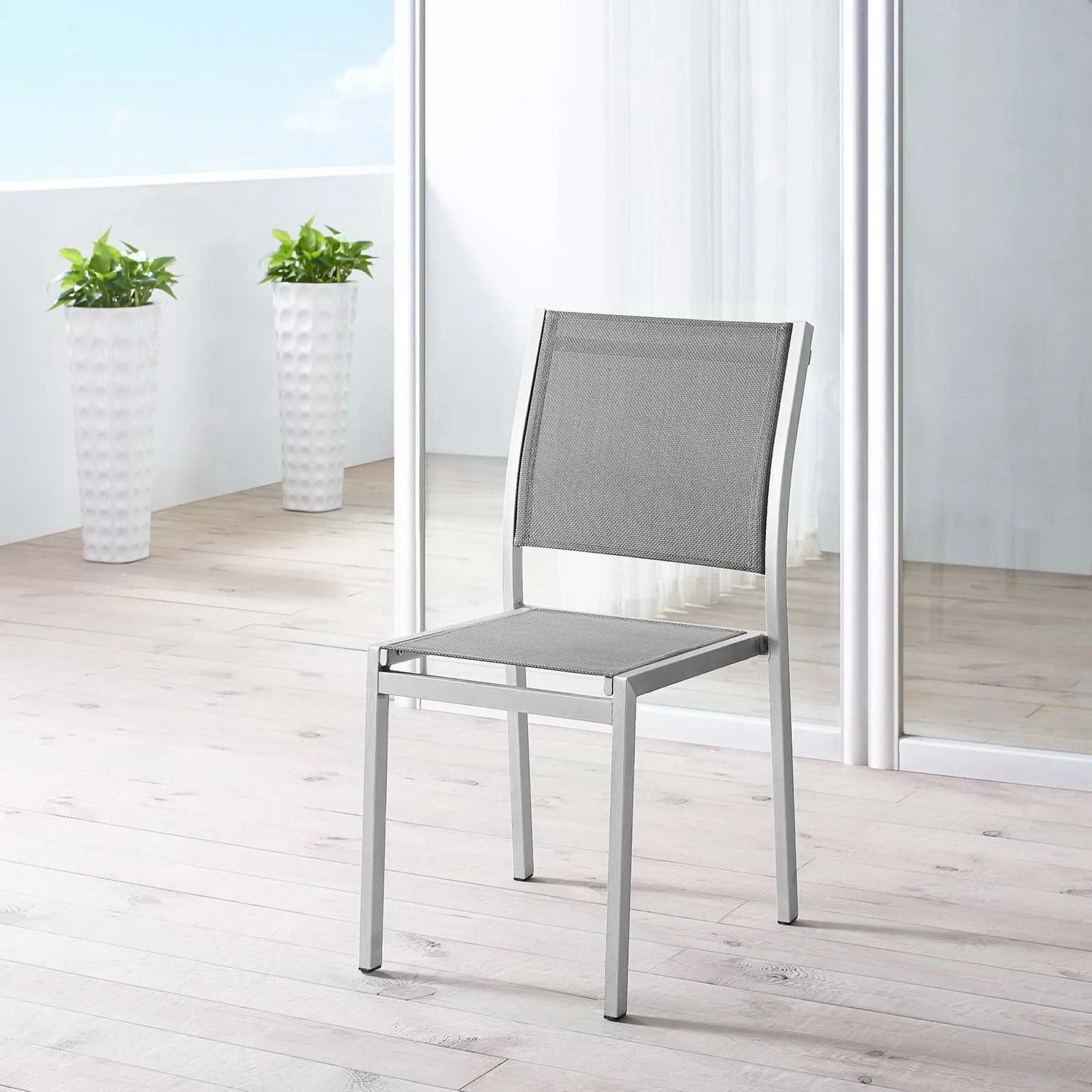 Shore Outdoor Patio Aluminum Side Chair by Modway - Image 4