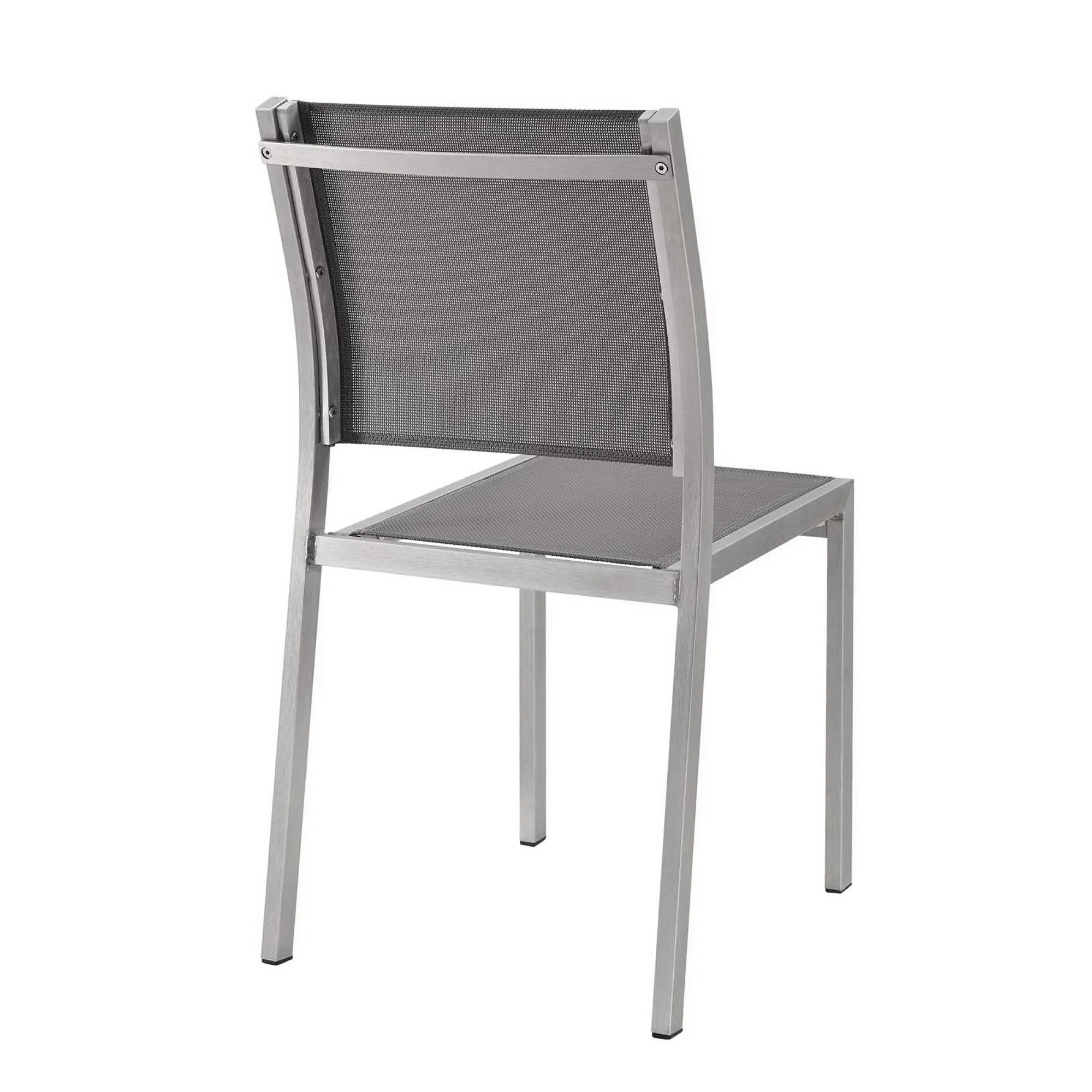 Shore Outdoor Patio Aluminum Side Chair Set of 2 by Modway - Image 4