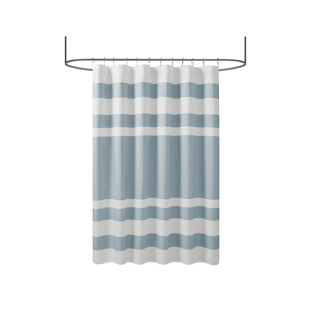 Shower Curtain with 3M Treatment Blue 72x72 - Image 3