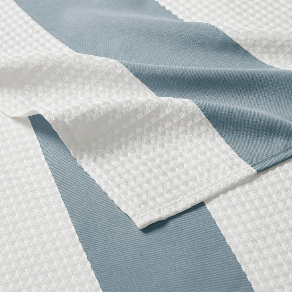 Shower Curtain with 3M Treatment Blue 72x72 - Image 4