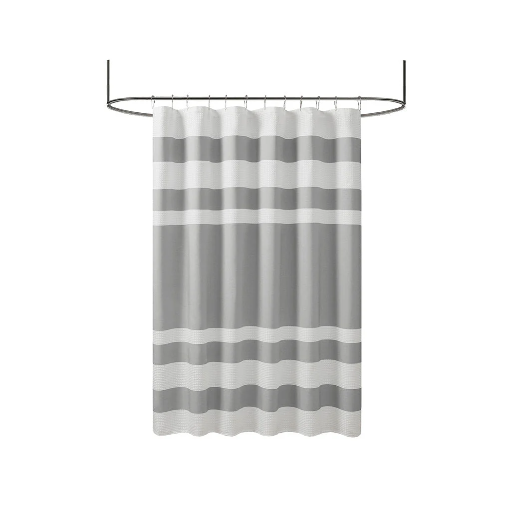 Shower Curtain with 3M Treatment Grey 72x72" - Image 7