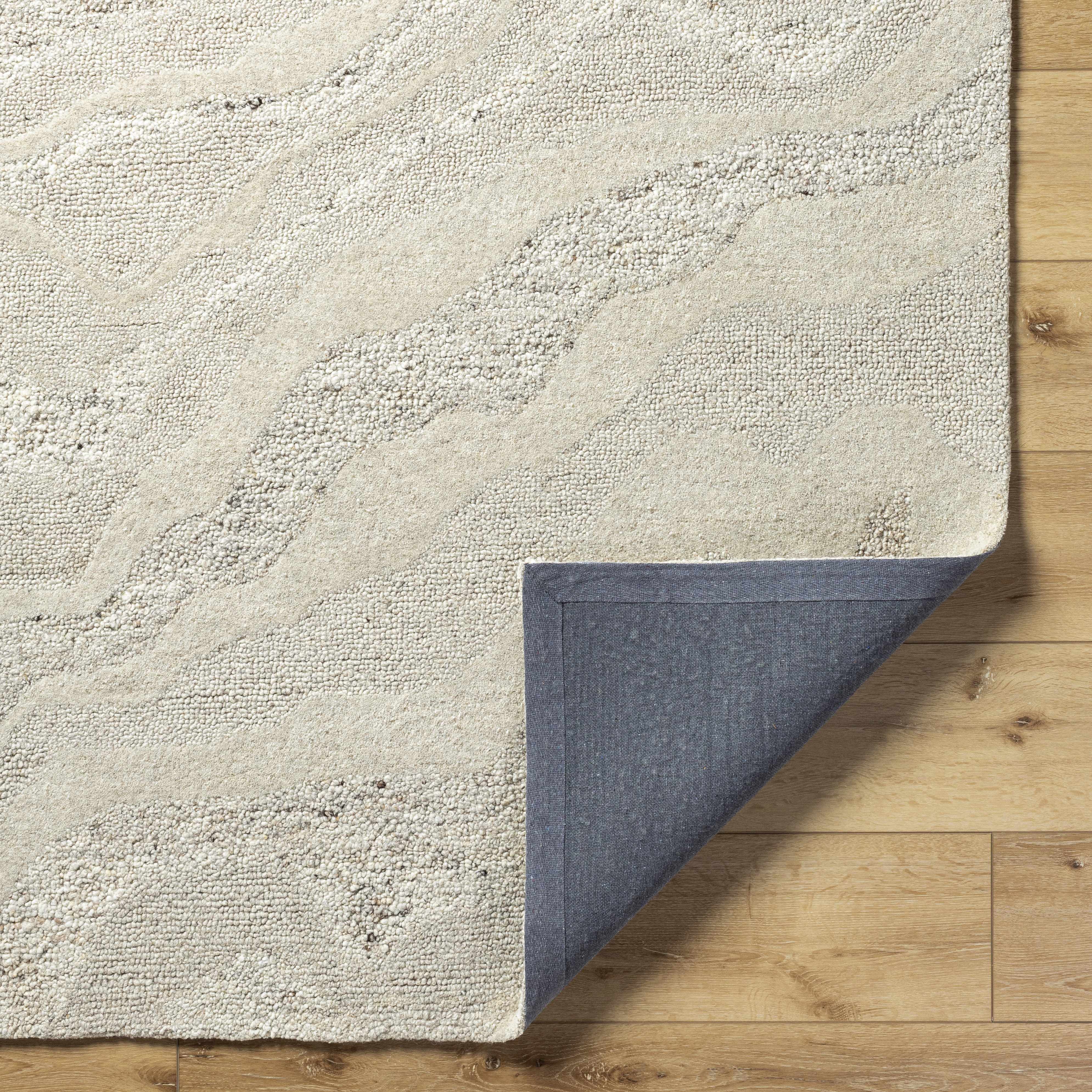 Siani Cream Wool Area Rug - Image 5