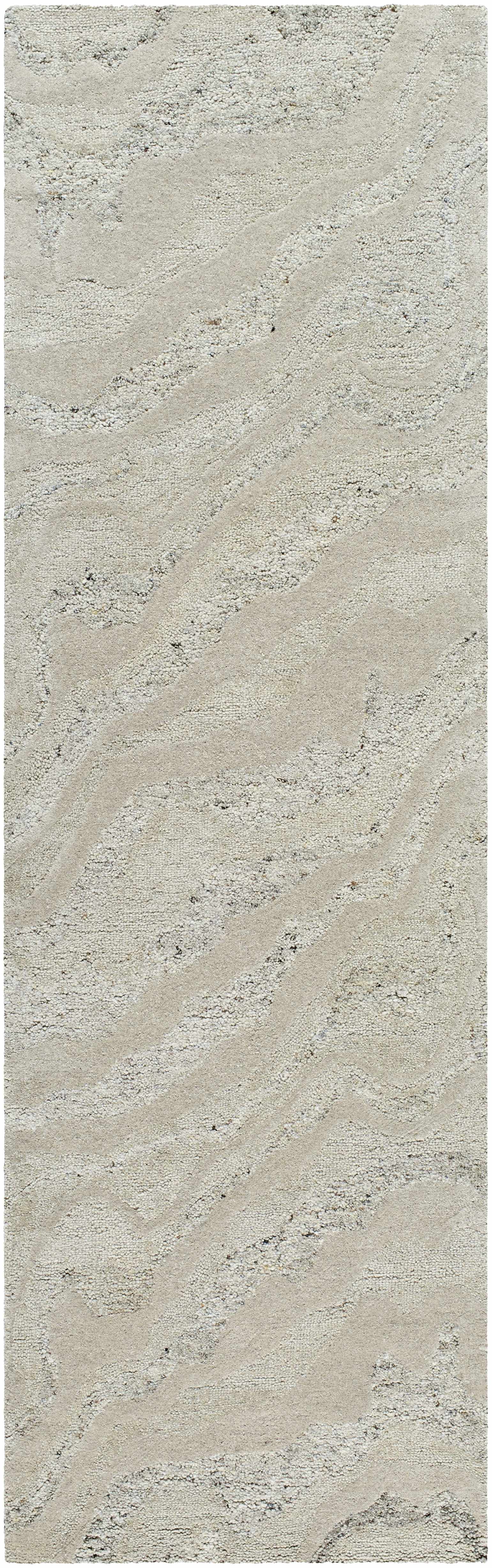 Siani Cream Wool Area Rug - Image 8
